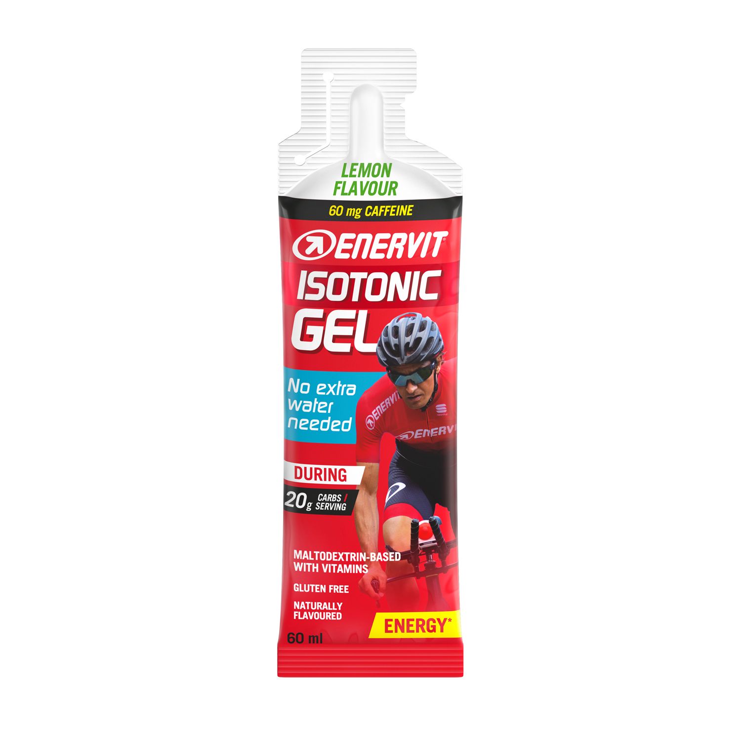 ENERVIT® Sport Isotonic Gel con Caffeina Limone