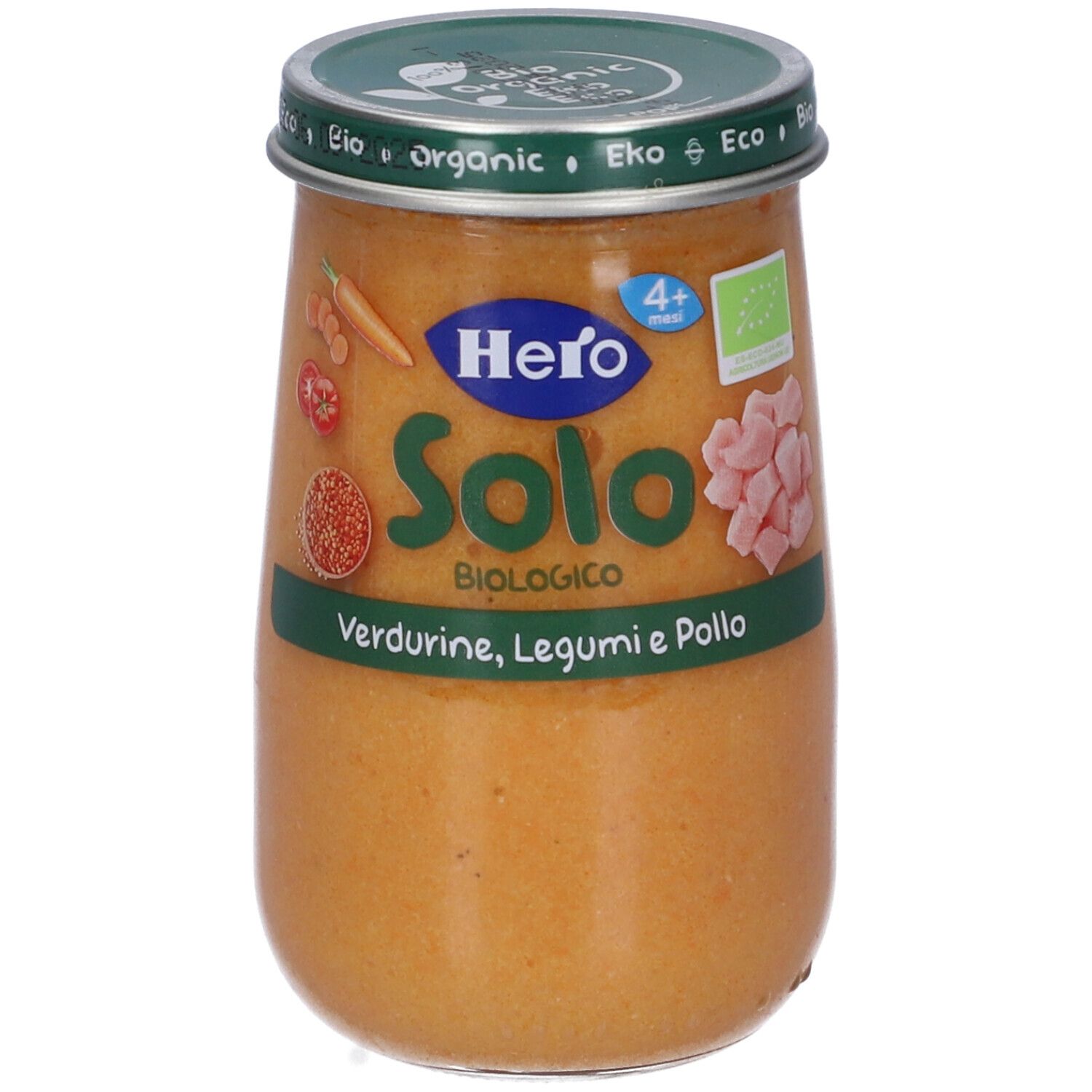 Hero Solo Omogeneizzato Verdurine e Pollo biologici 190 g