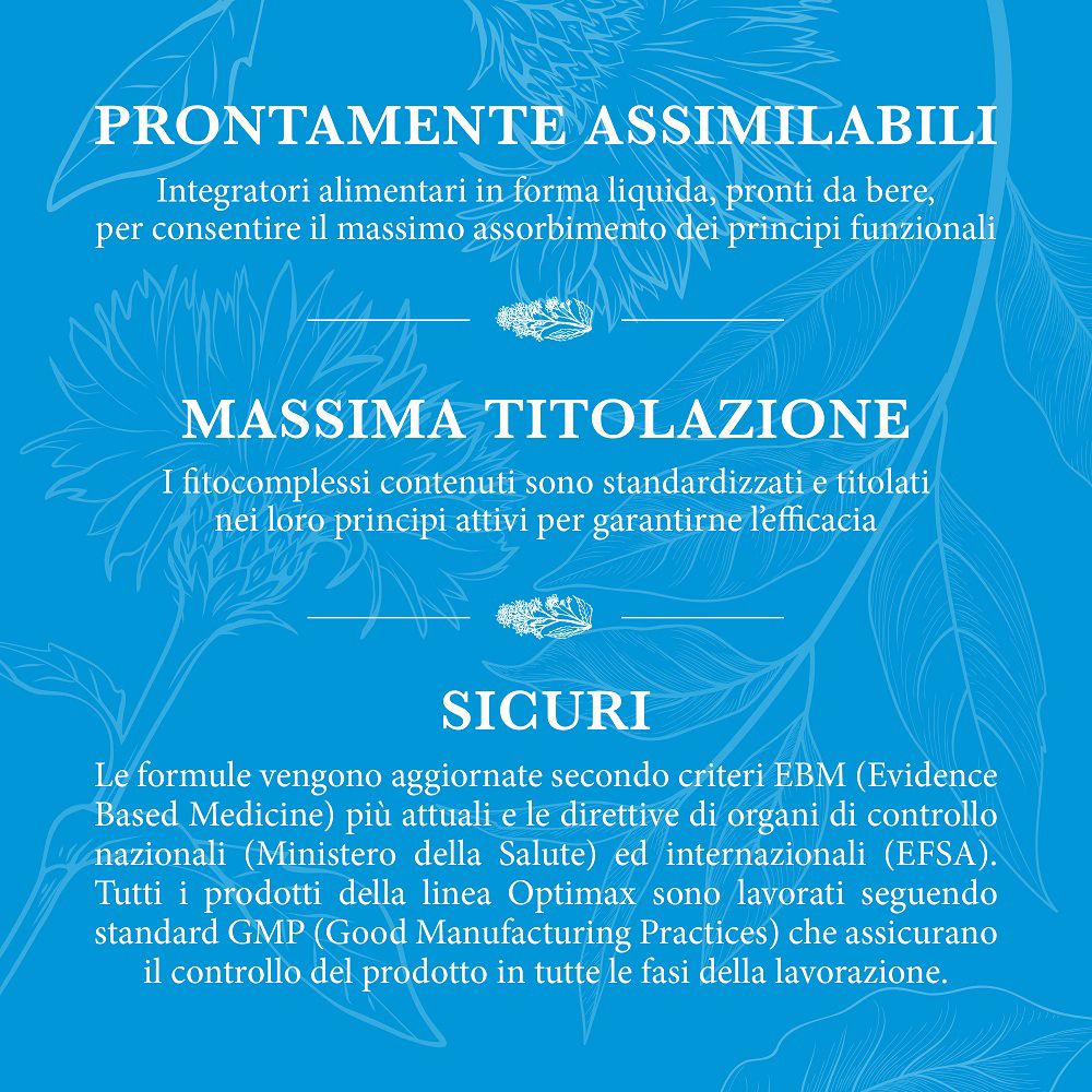 OptiMax Drenante & Depurativo: informazioni su assimilazione rapida ed efficacia.