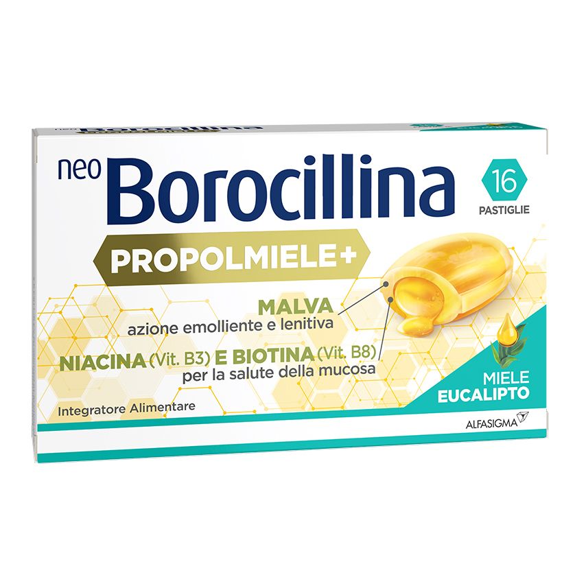 Neoborocillina Propolmiele+ Miele/Eucalipto Pastiglie