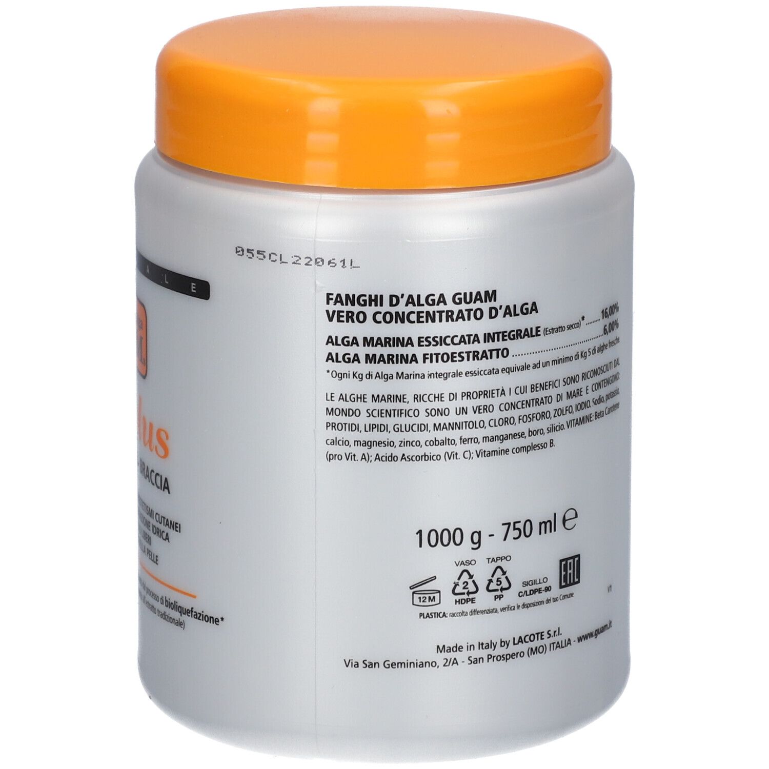 Fanghi d'alga GUAM® DREN Plus