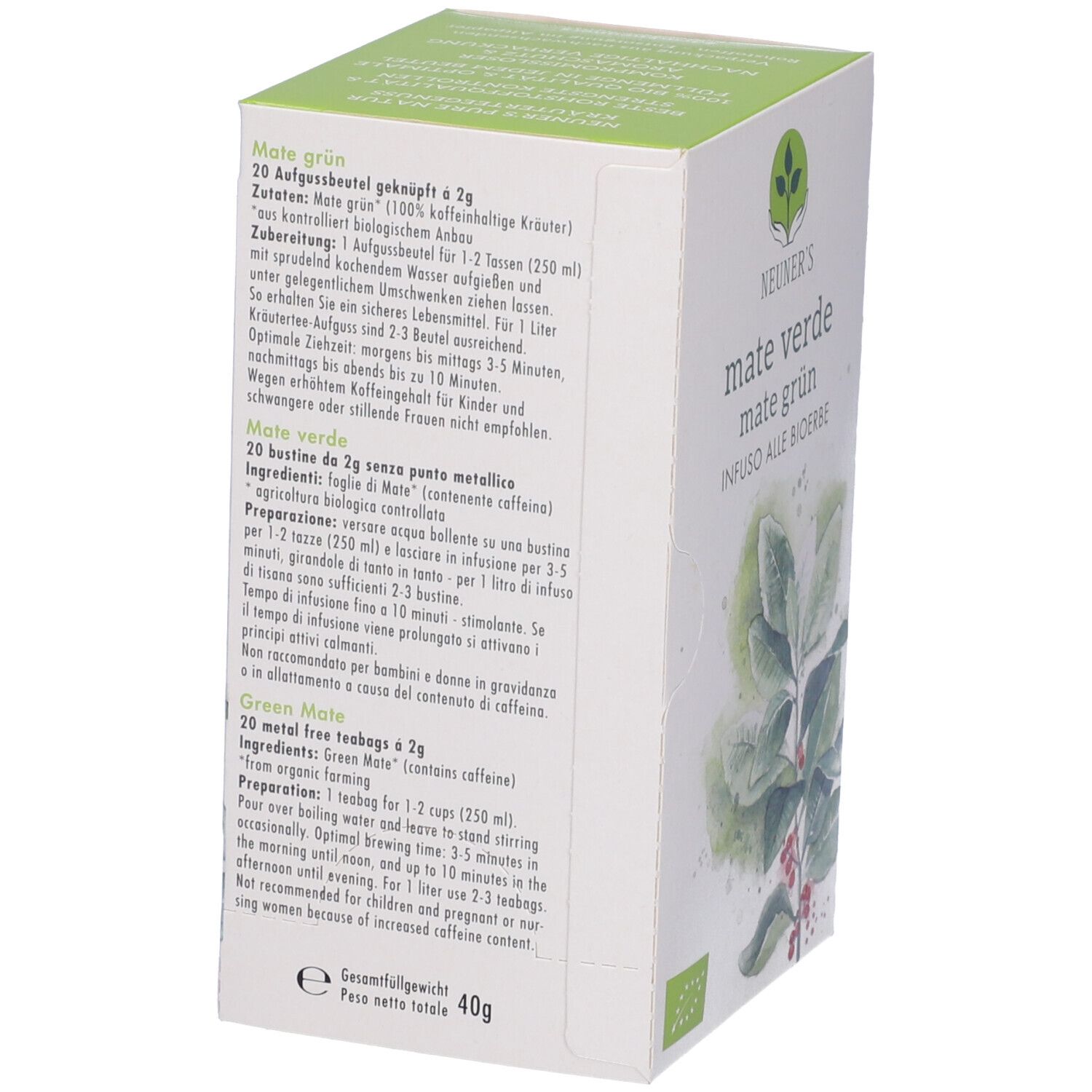 Neuner´s Tisana Mate Verde Bio