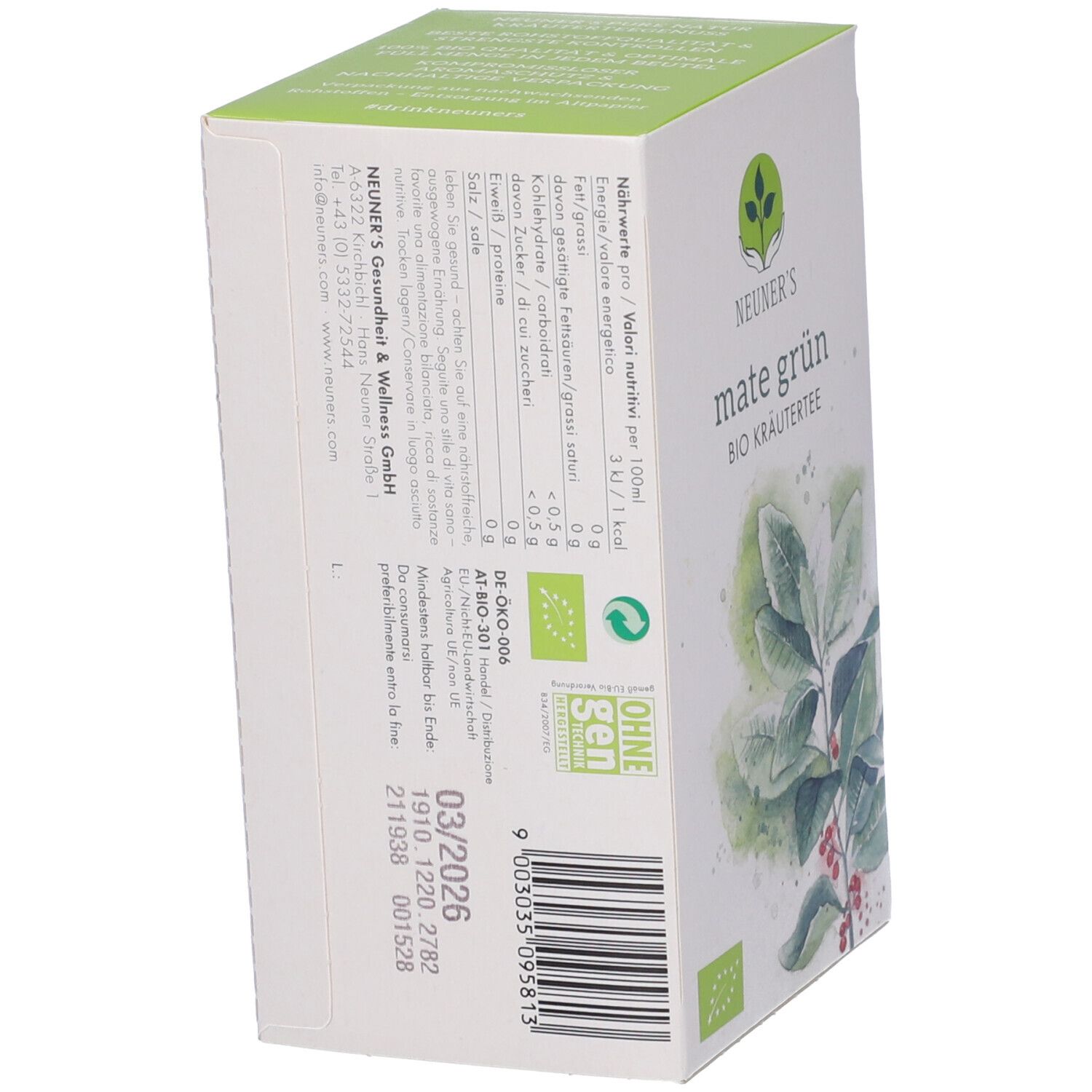 Neuner´s Tisana Mate Verde Bio