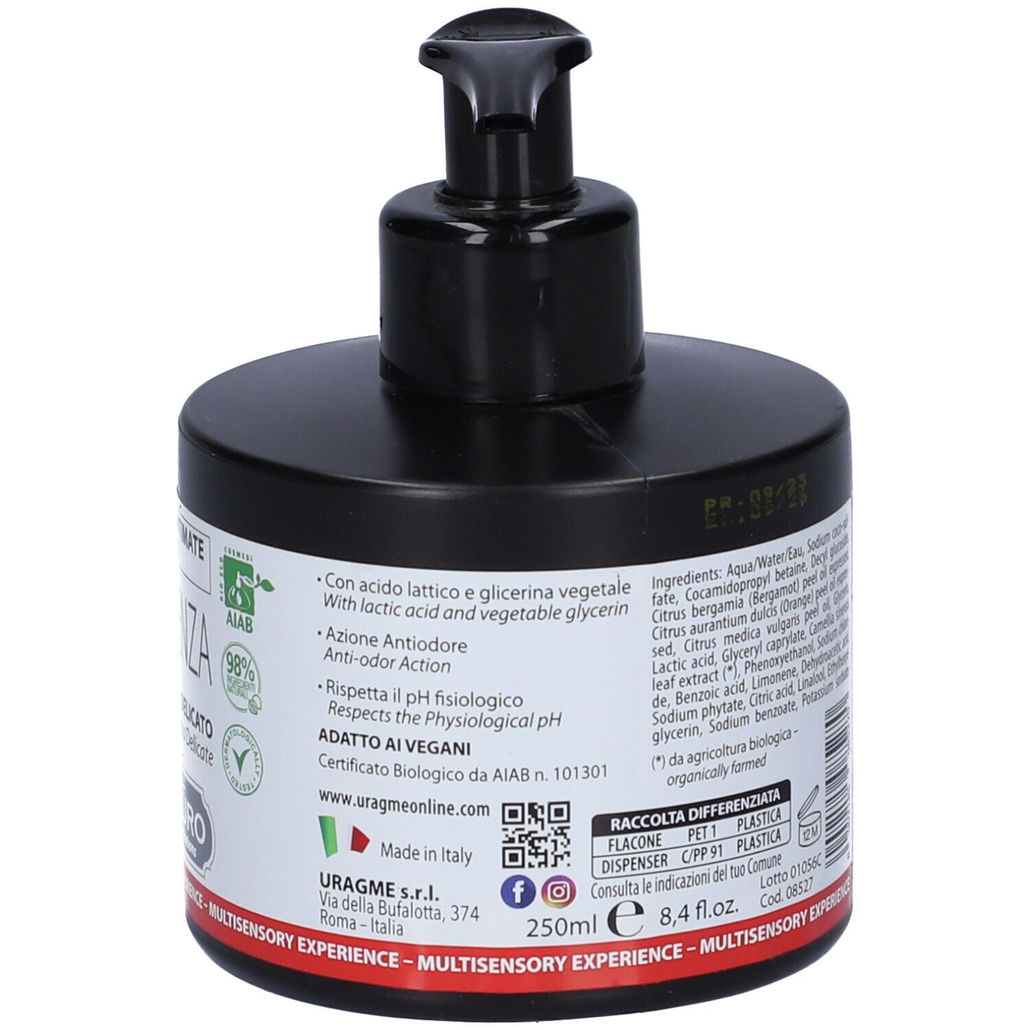 Forhans Puro Detergente Intimo Zero 0% 250 Ml