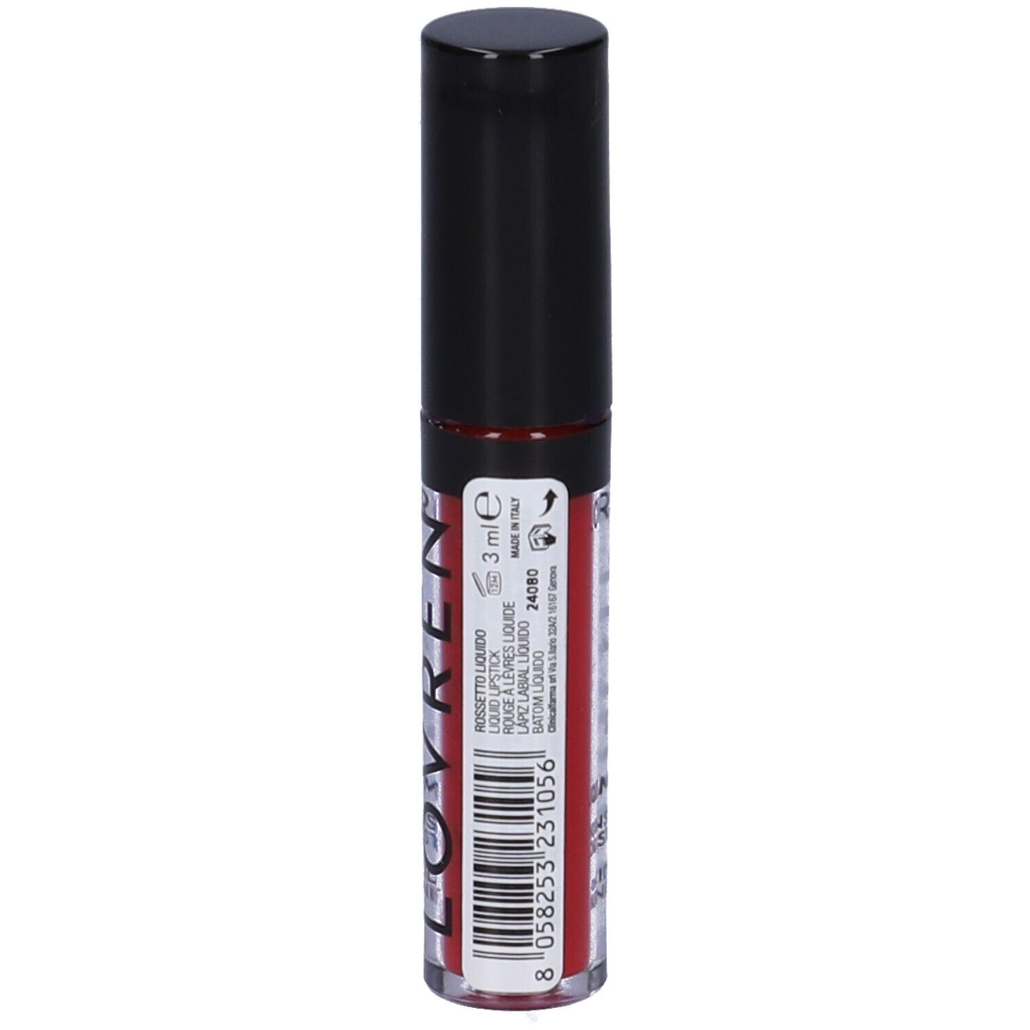 Lovren Liquid-Matt Rossetto Colore R3 Rosso Intenso