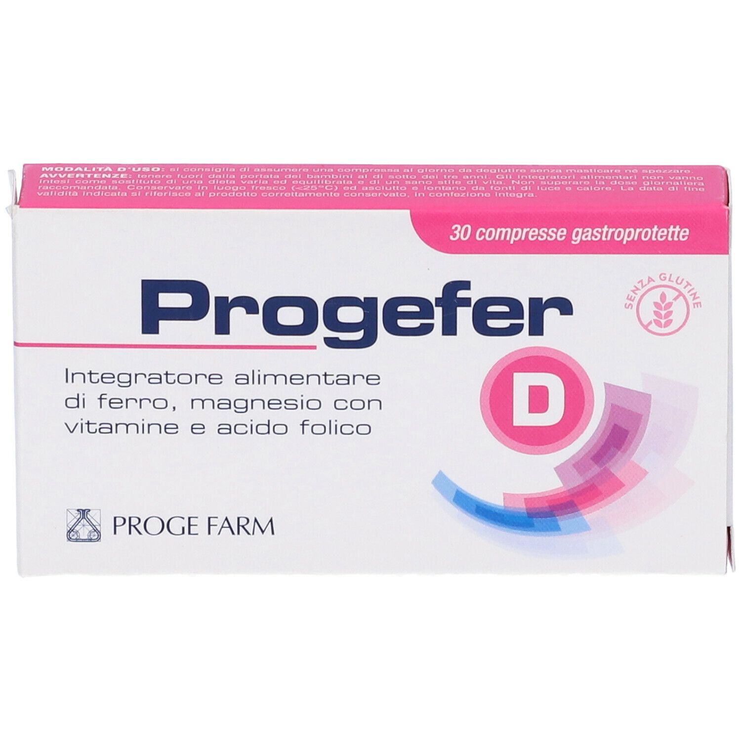 Progefer D 30 Compresse Gastroprotette