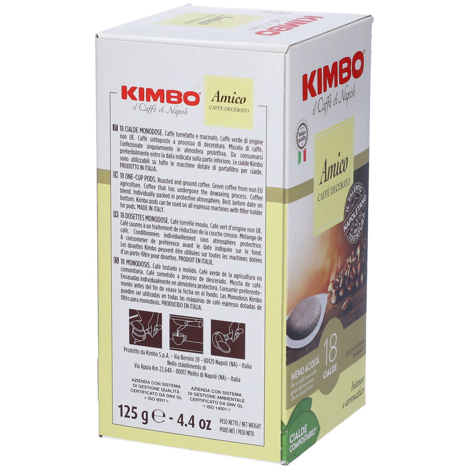 KIMBO AMICO CAFFE' DECER 18CIA