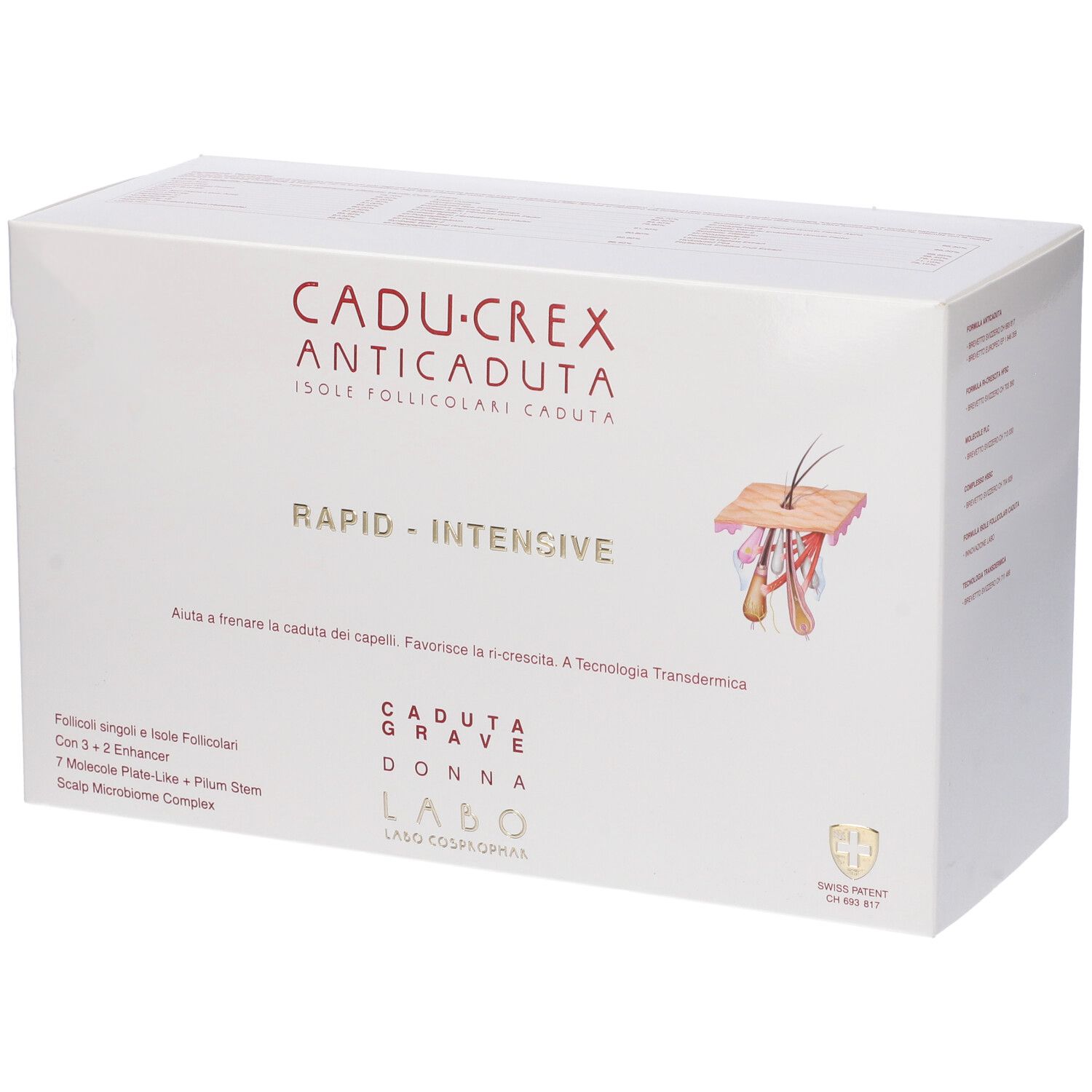 Labo Cadu-Crex Anticaduta Rapid-Intensive Caduta Grave Donna 40 Fiale