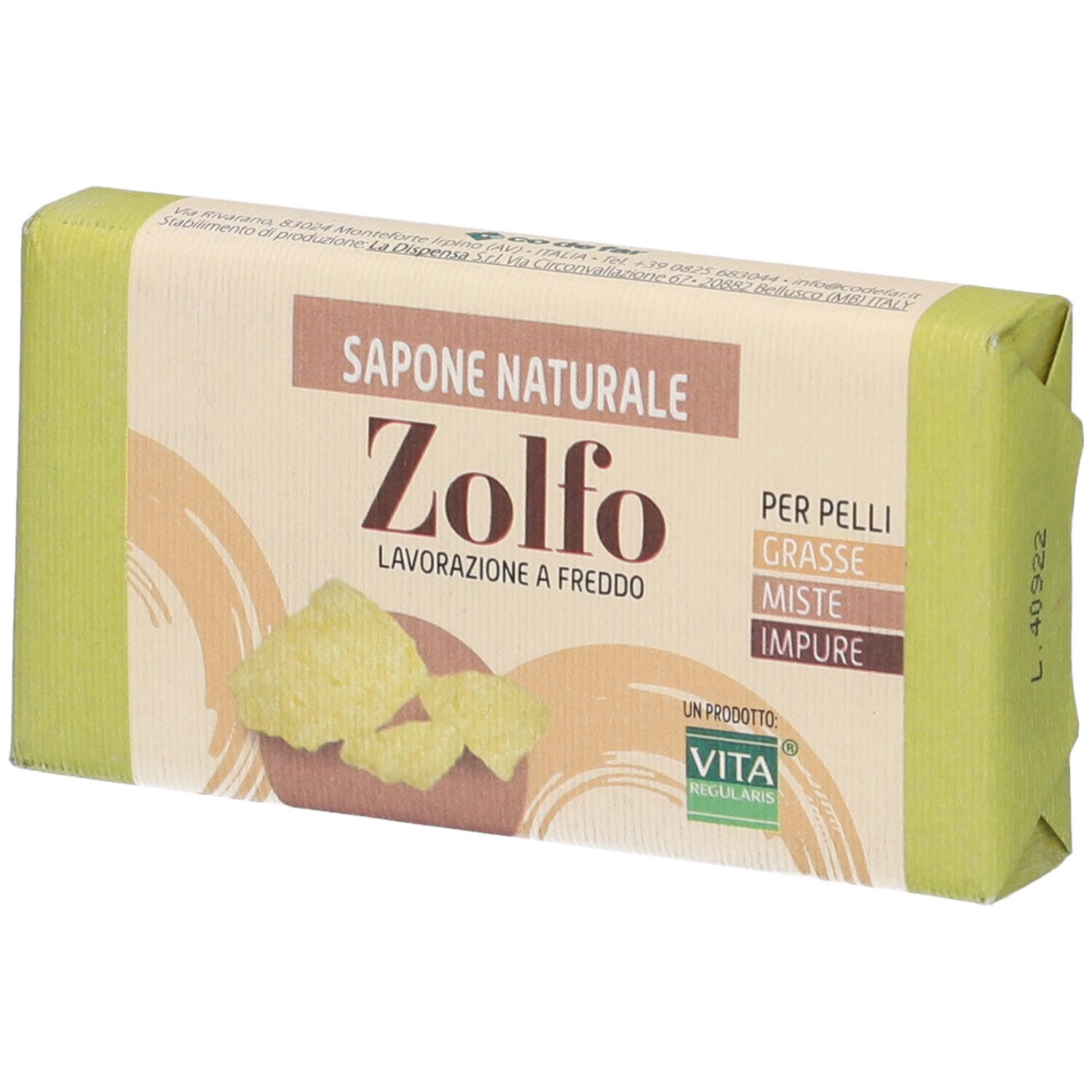 Saponetta Zolfo Regularis 100 G