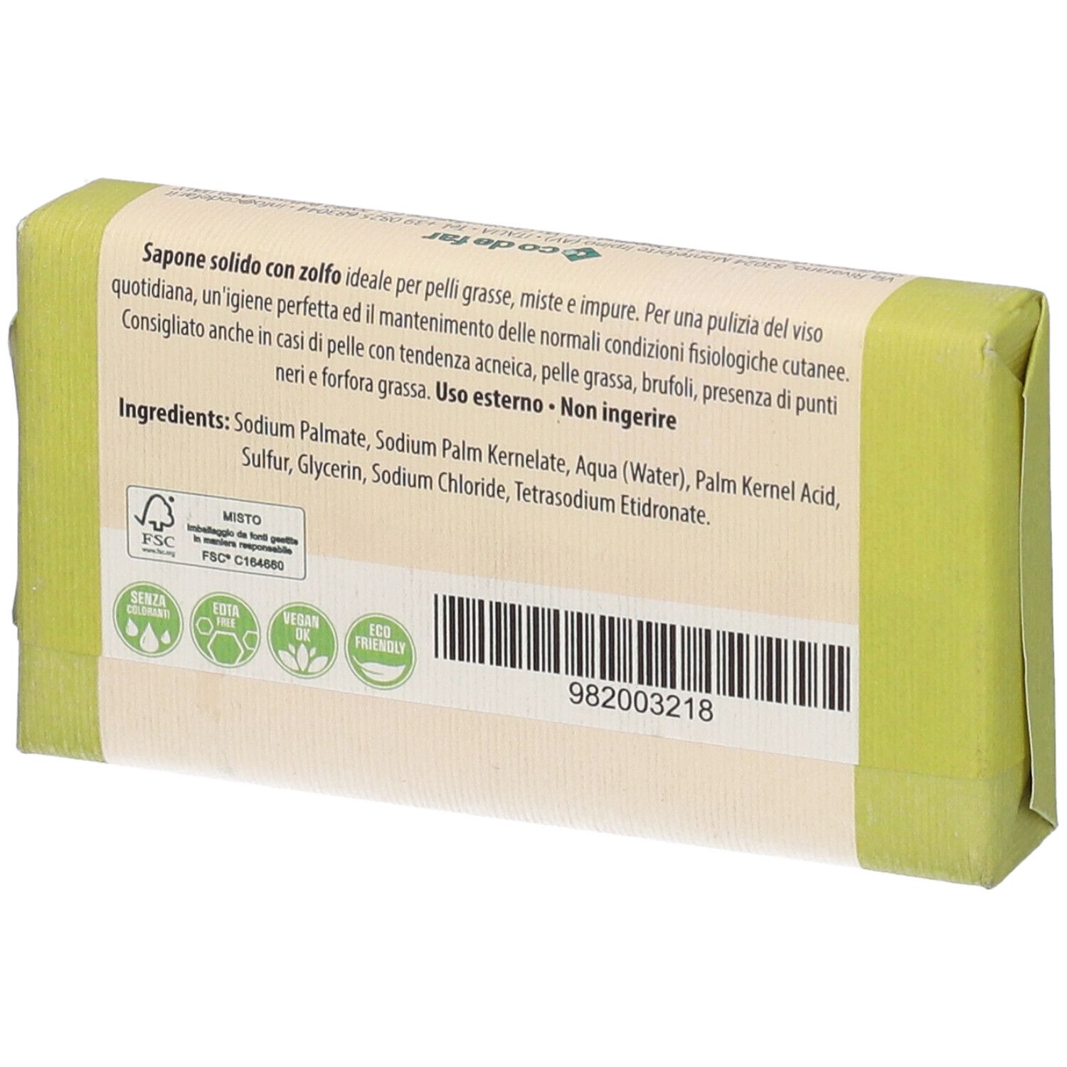 Saponetta Zolfo Regularis 100 G