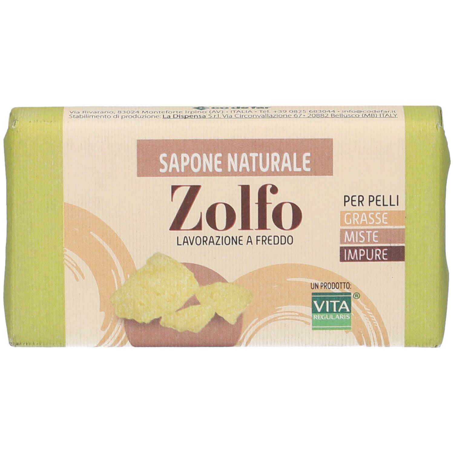 Saponetta Zolfo Regularis 100 G