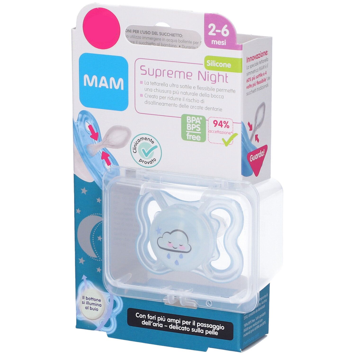 MAM Supreme Night Succhietto 2-6 mesi