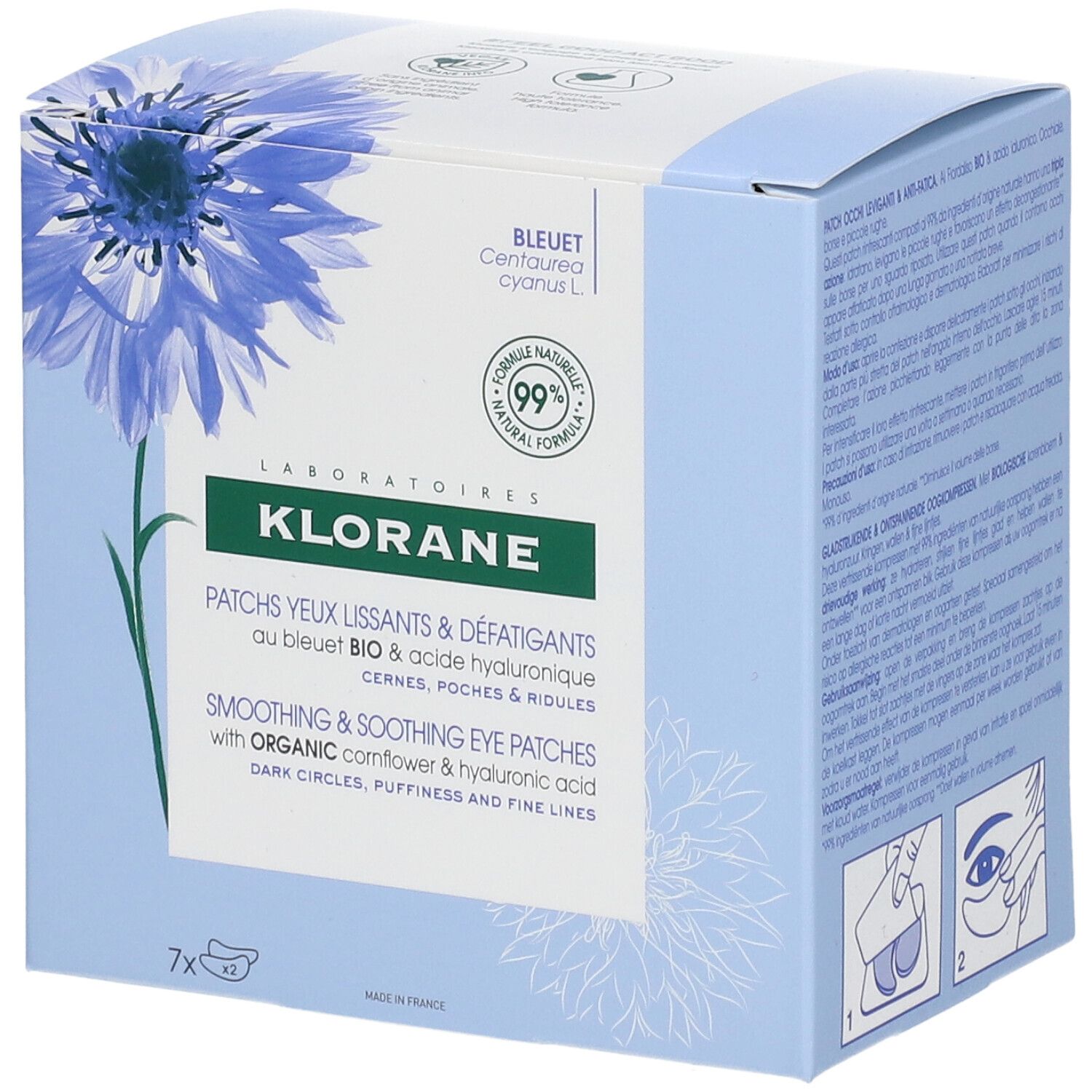 KLORANE Patch Occhi Leviganti & Anti-fatica