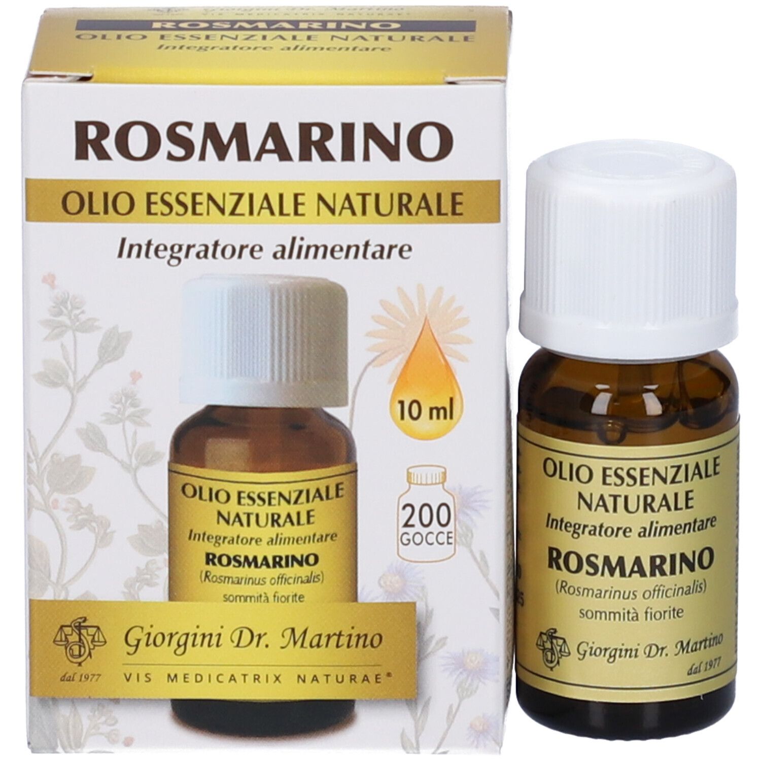 Rosmarino Olio Essenziale Naturale 10 Ml