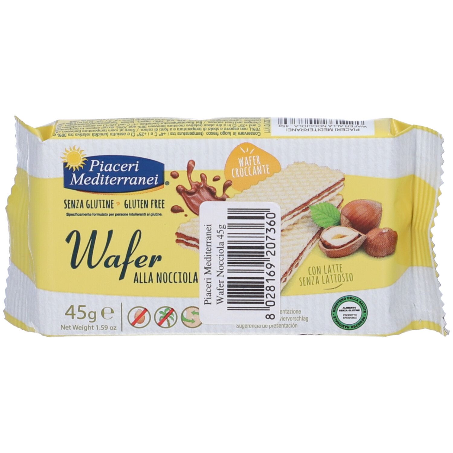 Piaceri Mediterranei Wafer Nocciola