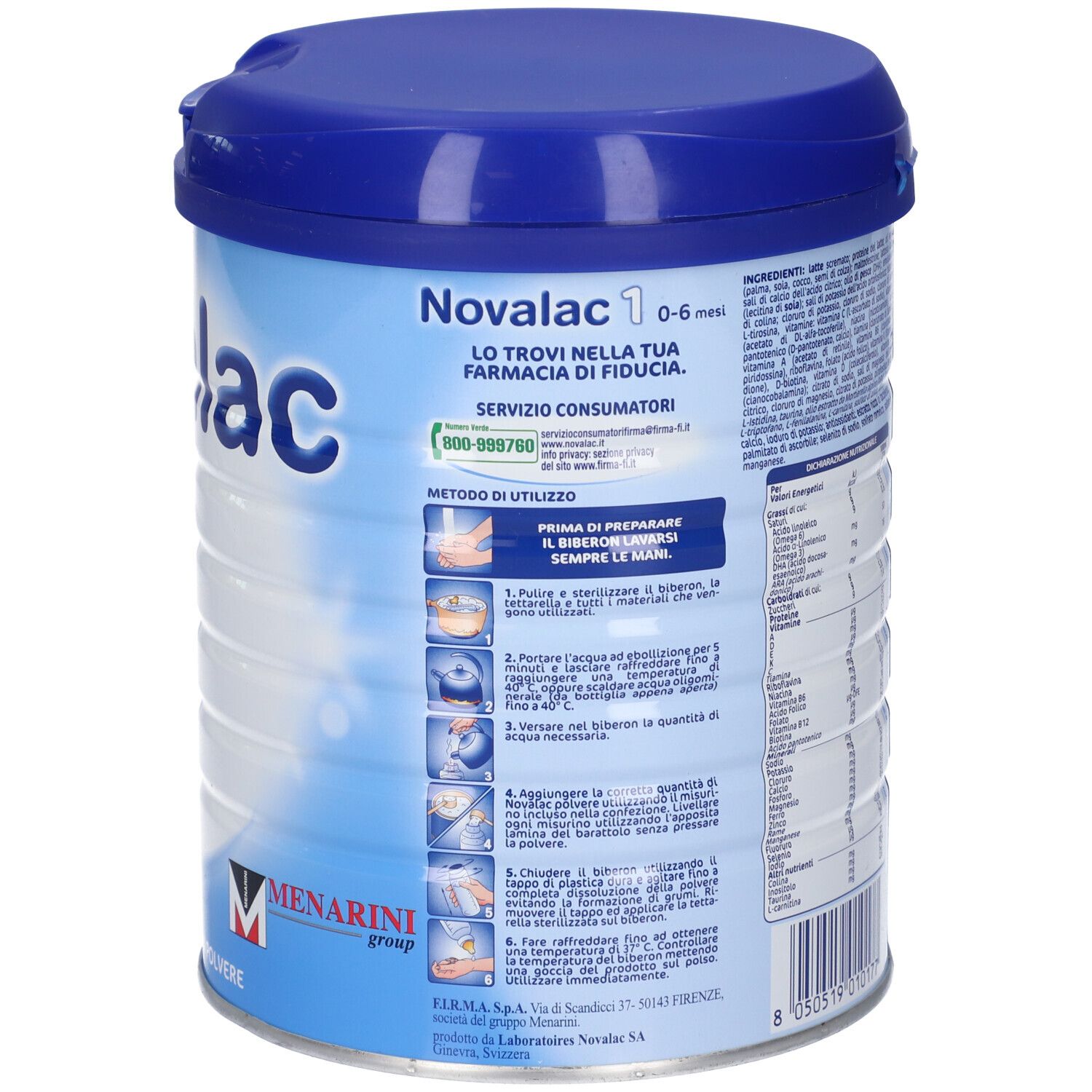 Novalac 1 Latte per Lattanti 0-6 Mesi