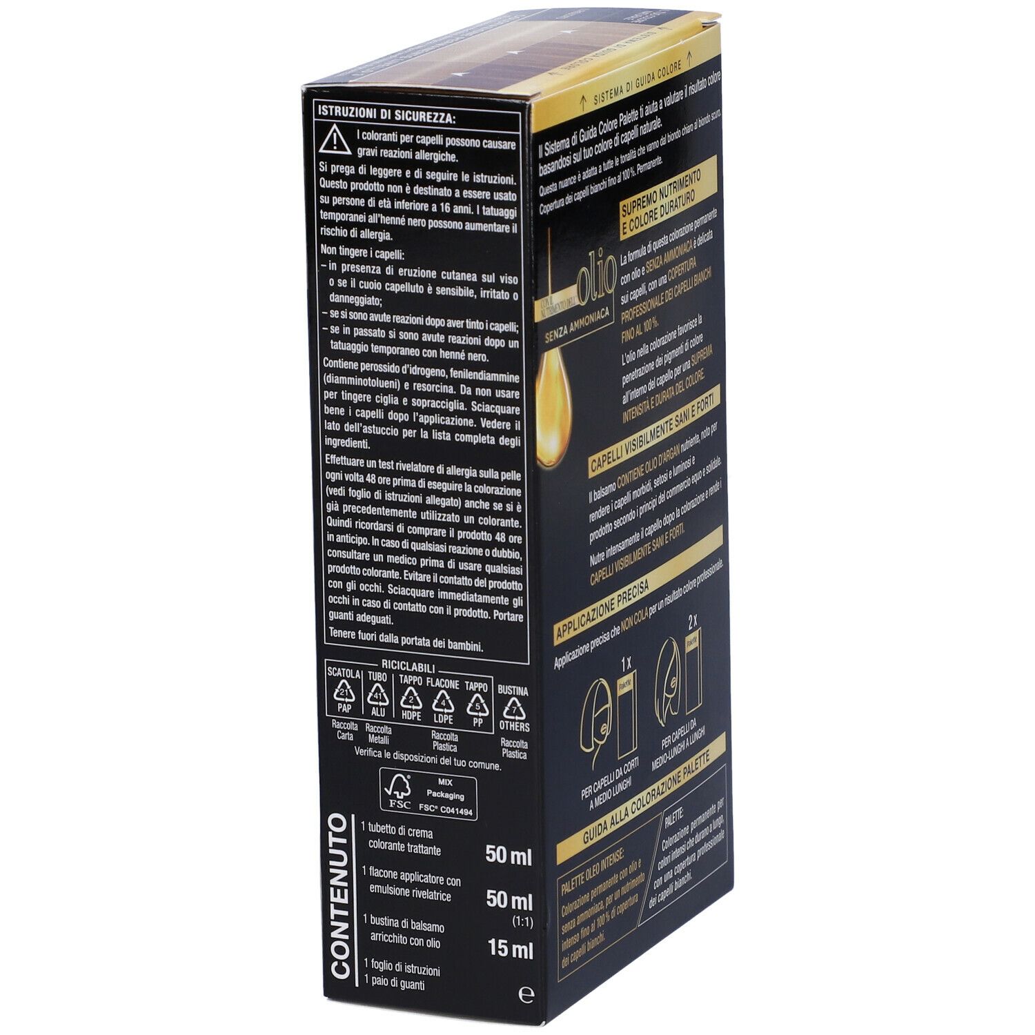Schwarzkopf Palette Oleo Intense Tinta 10-50 Biondo Cenere