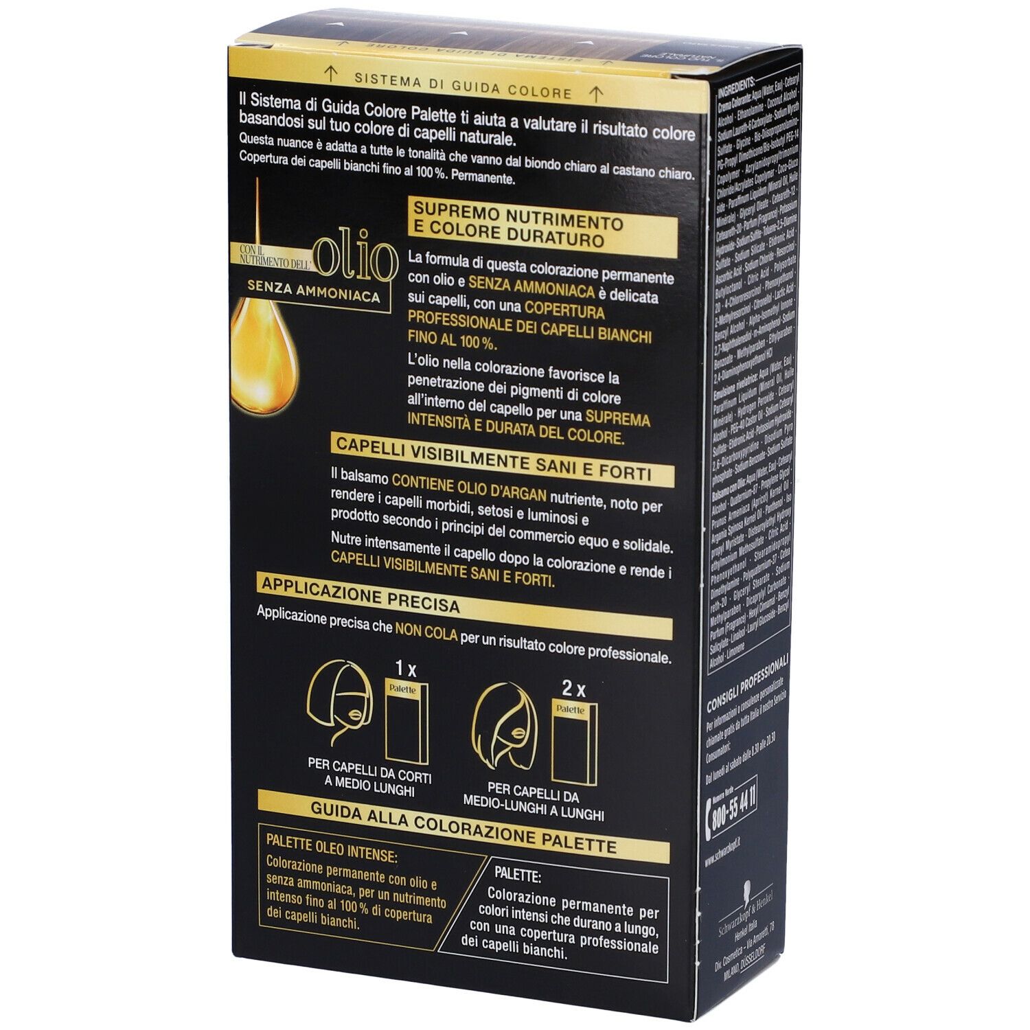 Schwarzkopf Palette Oleo Intense Tinta Capelli
