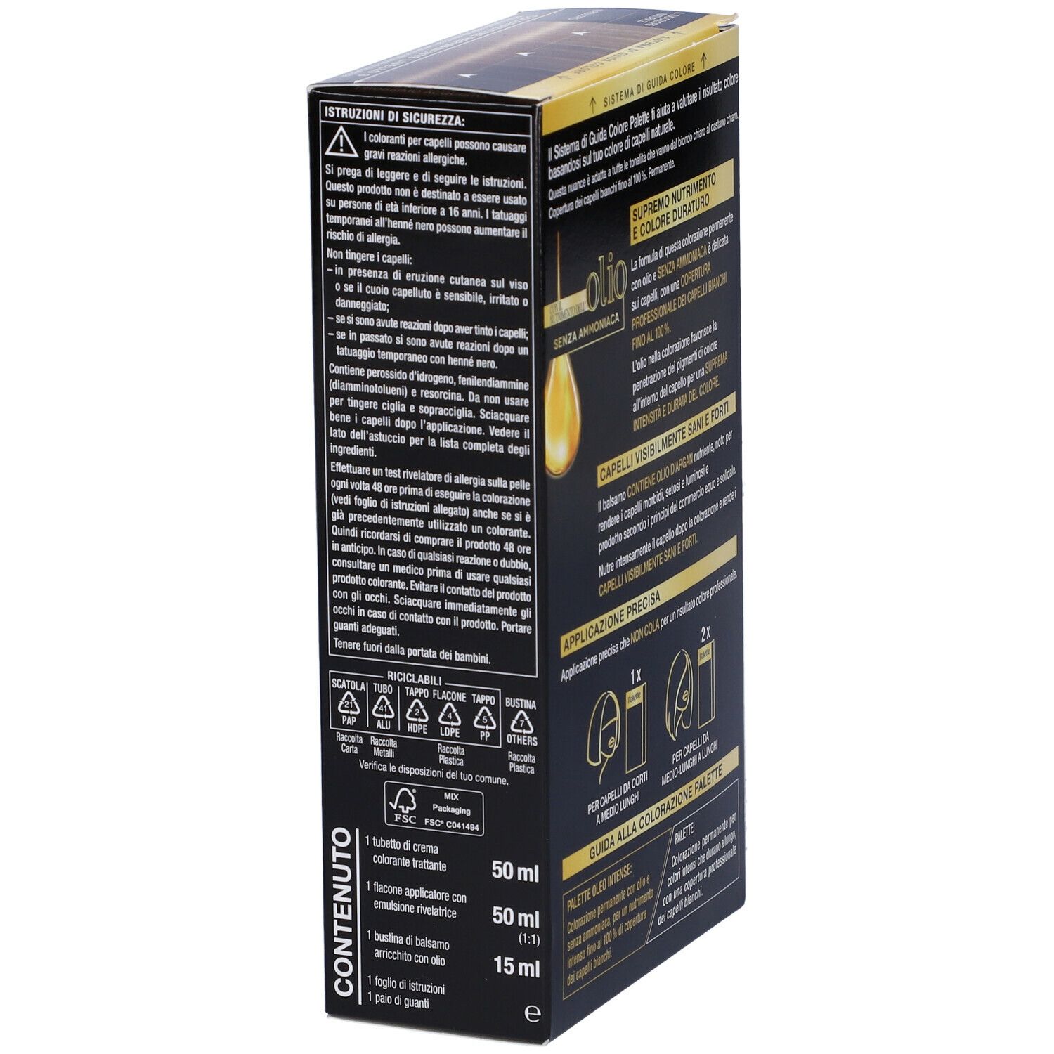 Schwarzkopf Palette Oleo Intense Tinta Capelli