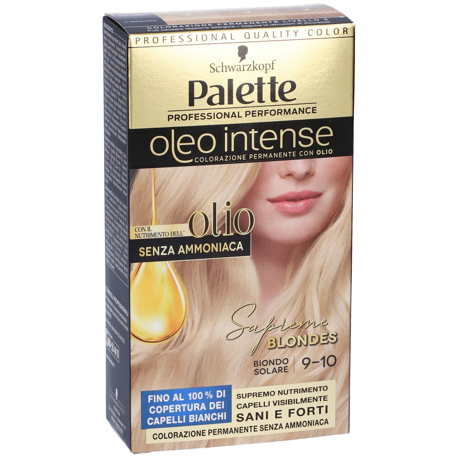 Schwarzkopf Palette Oleo Intense Tinta 9-10 Biondo Solare