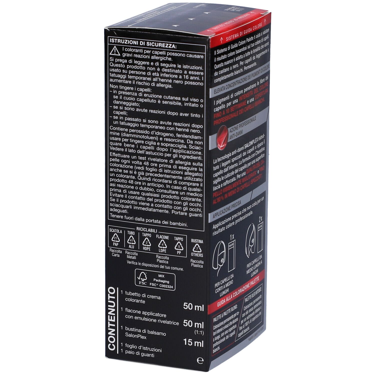 Schwarzkopf Palette Tinta Capelli 1-1 Nero