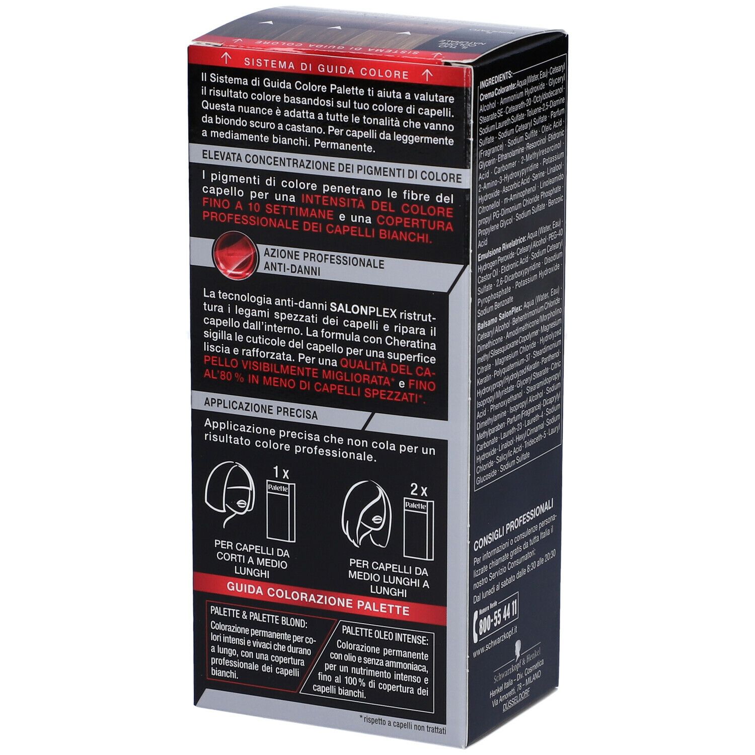 Schwarzkopf Palette Tinta Capelli 5-28 Castano Rosso