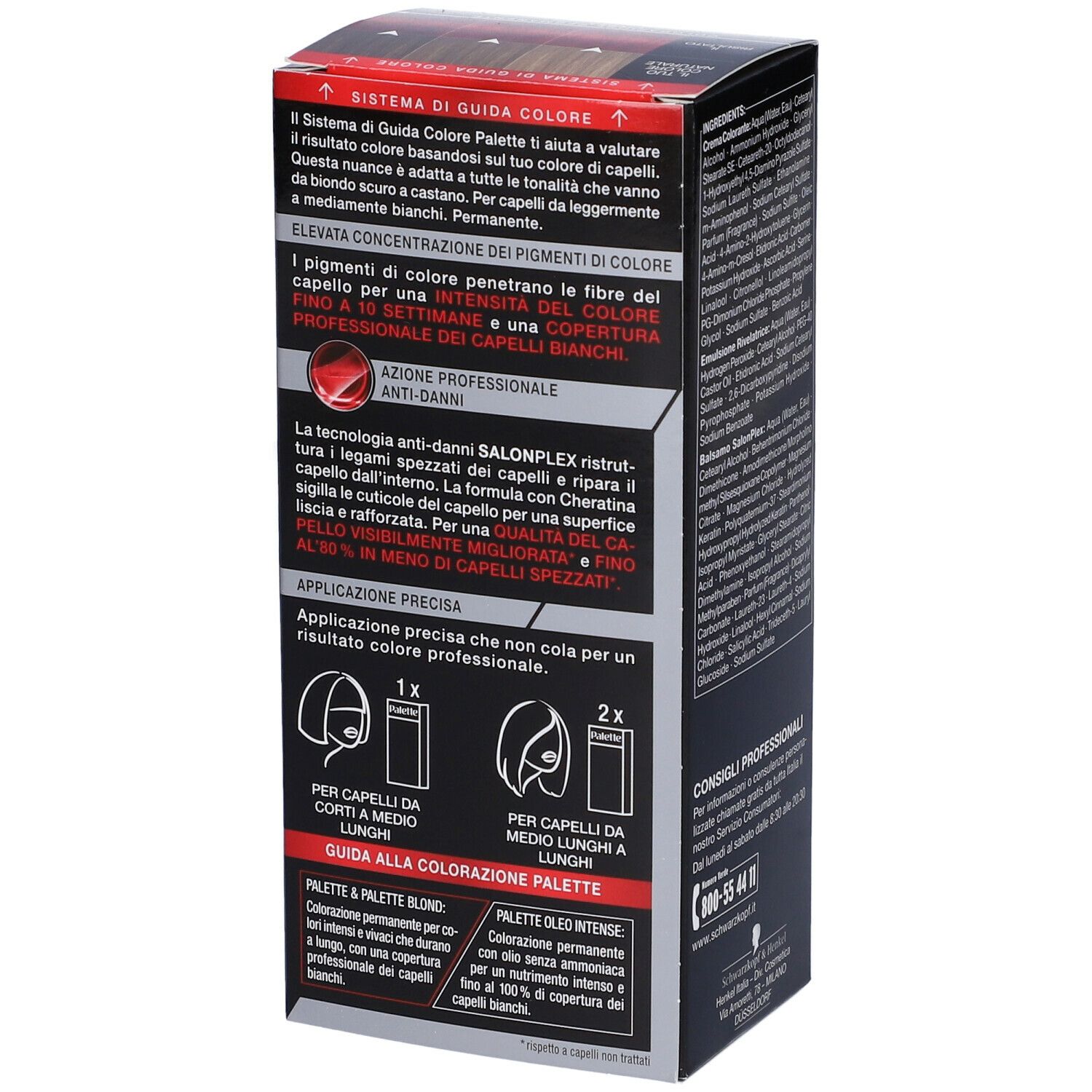 Schwarzkopf Palette Tinta Capelli 5-29 Rosso Intenso