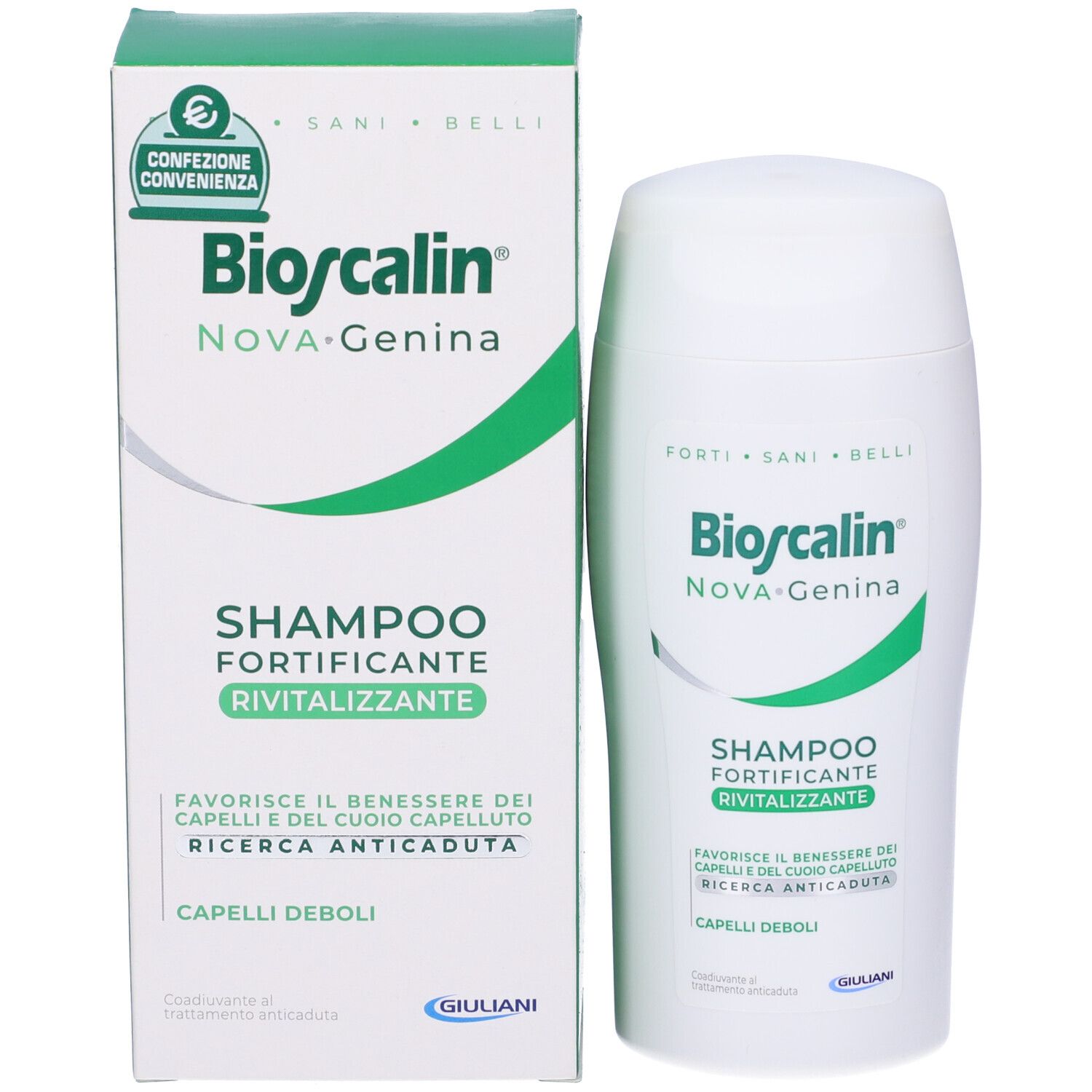 Giuliani Bioscalin Nova Genina Shampoo Rivitalizzante 100 Ml