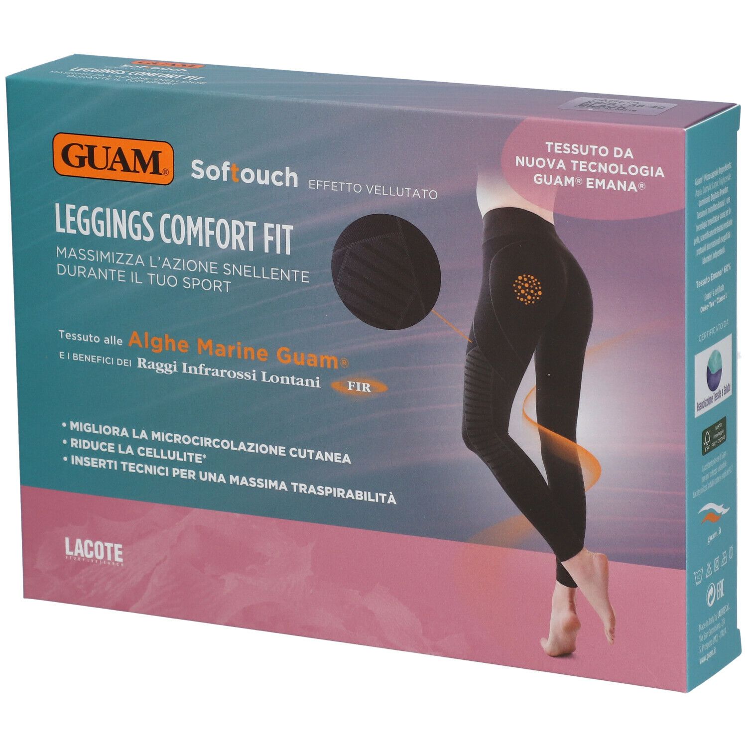 GUAM® Softouch Leggings Comfort Fit XS/S