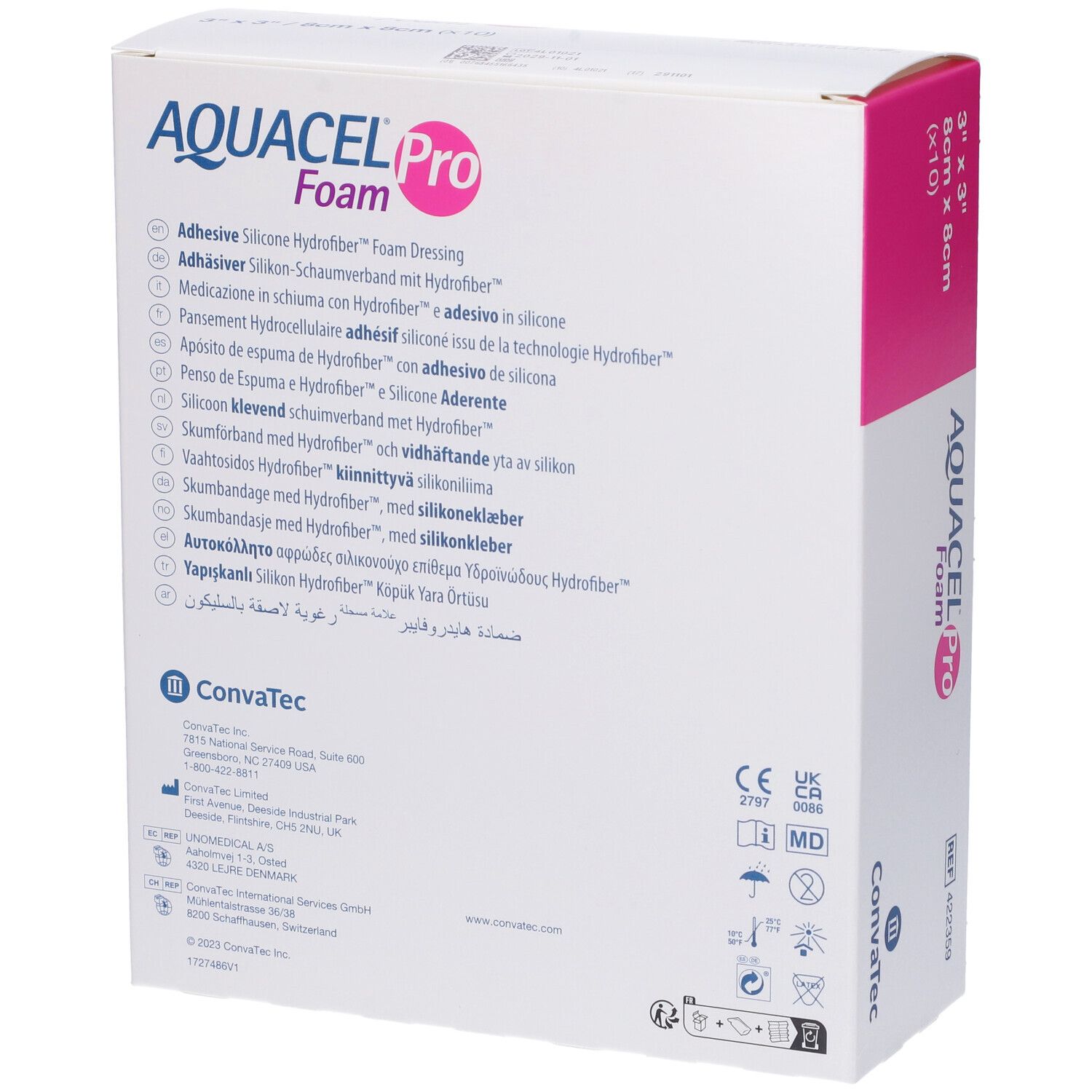 Medicazione Avanzata Aquacel Foam Pro Misura 8x8cm