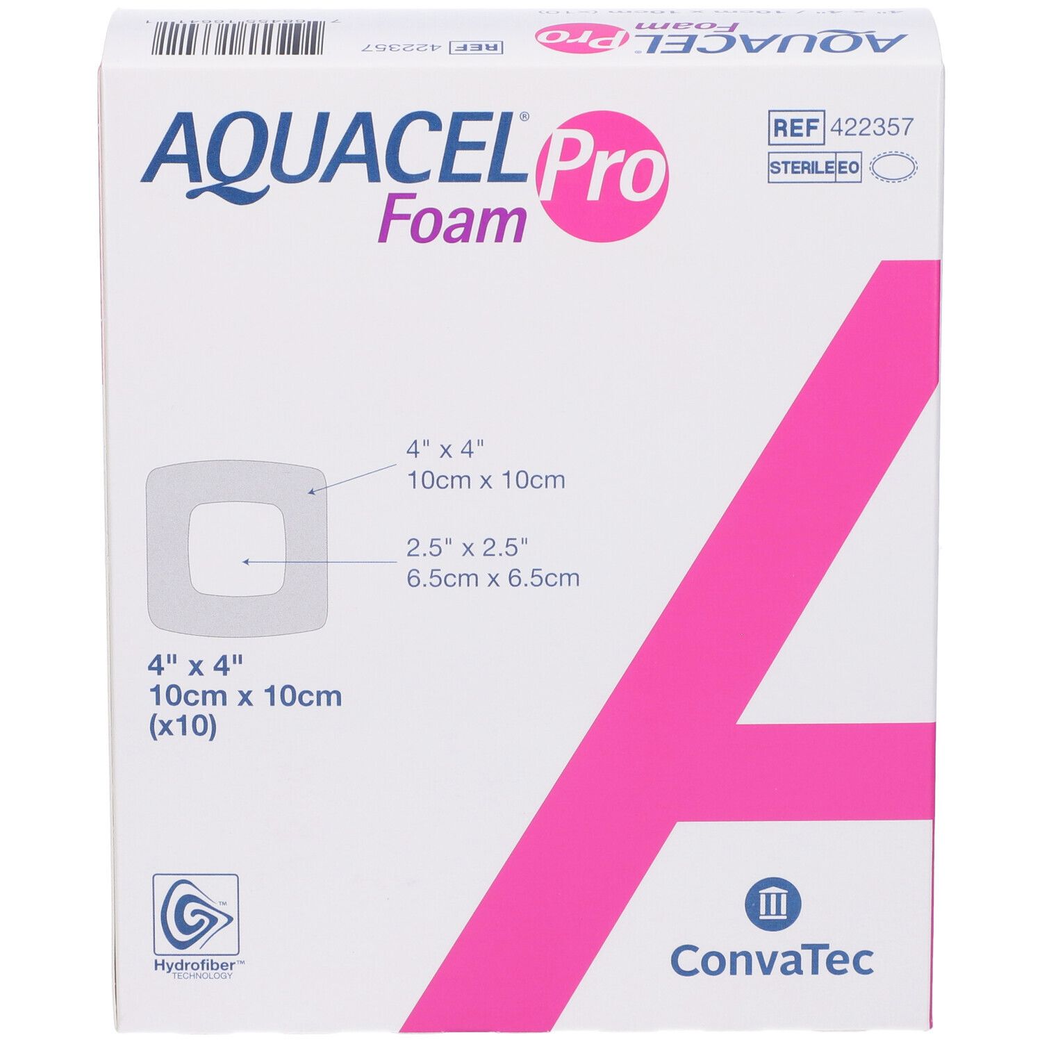 Medicazione Avanzata Aquacel Foam Pro Misura 10X10 Cm 10 Pezzi