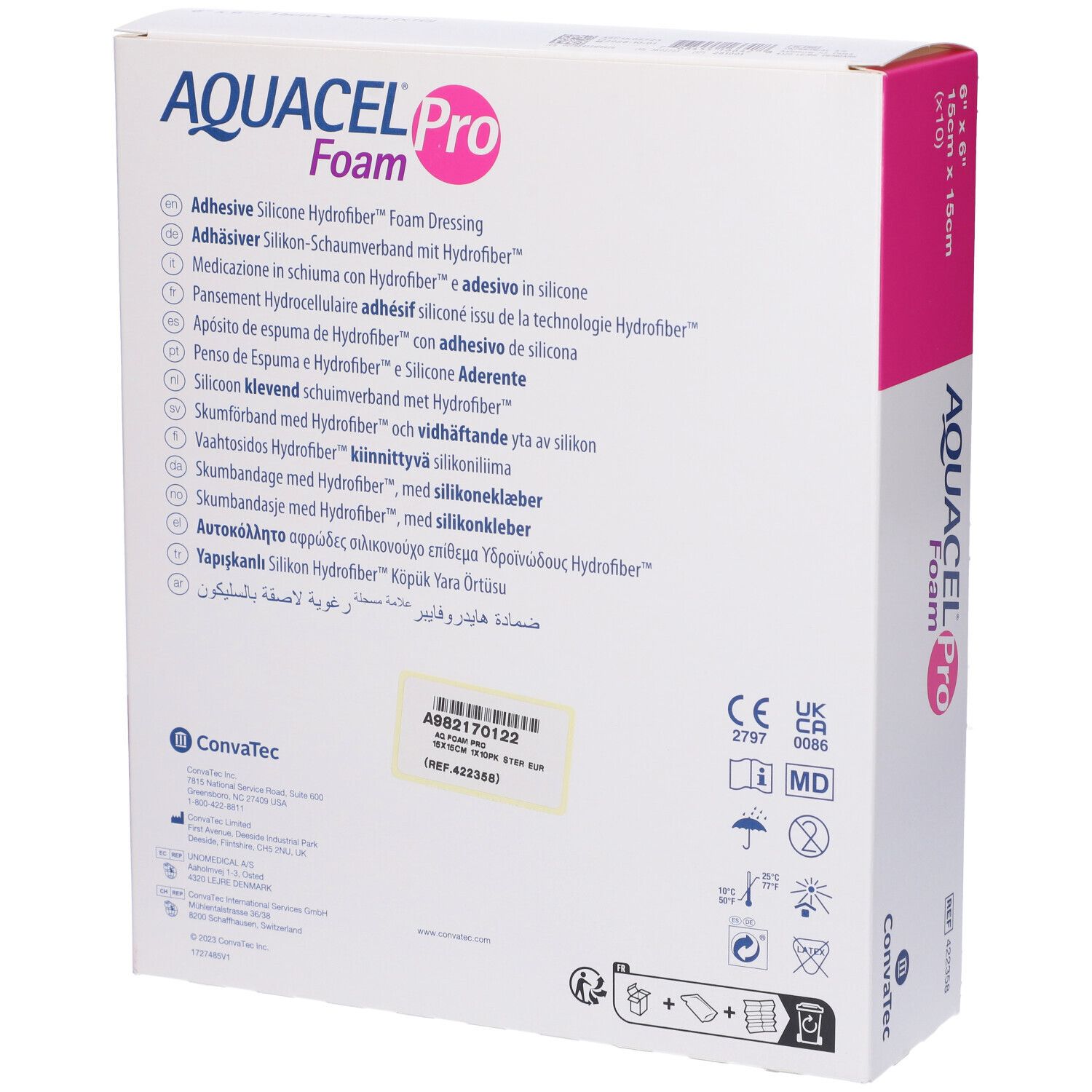 Medicazione Avanzata Aquacel Foam Pro Misura 15x15cm