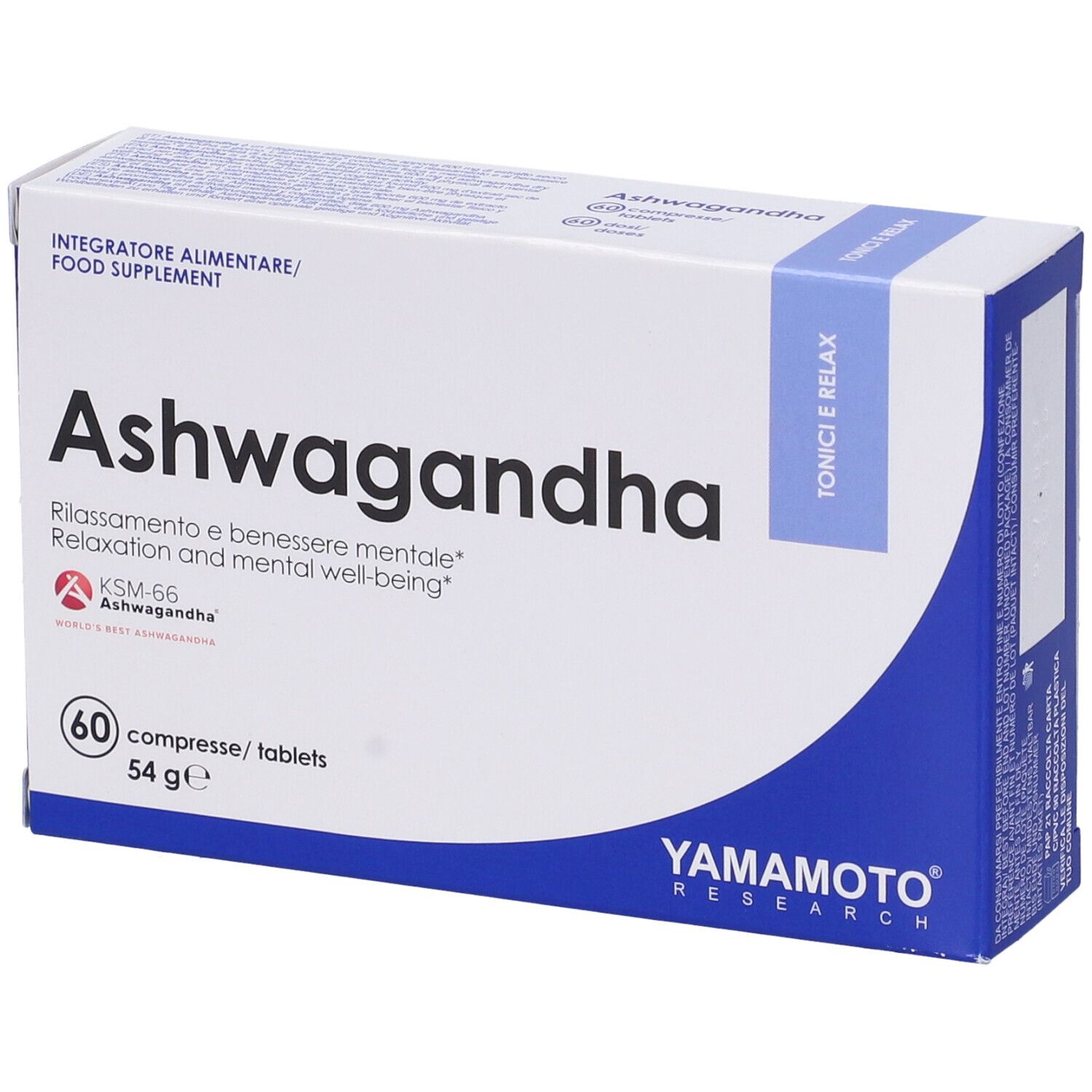 Yamamoto® Research Ashwagandha KSM-66® Compresse