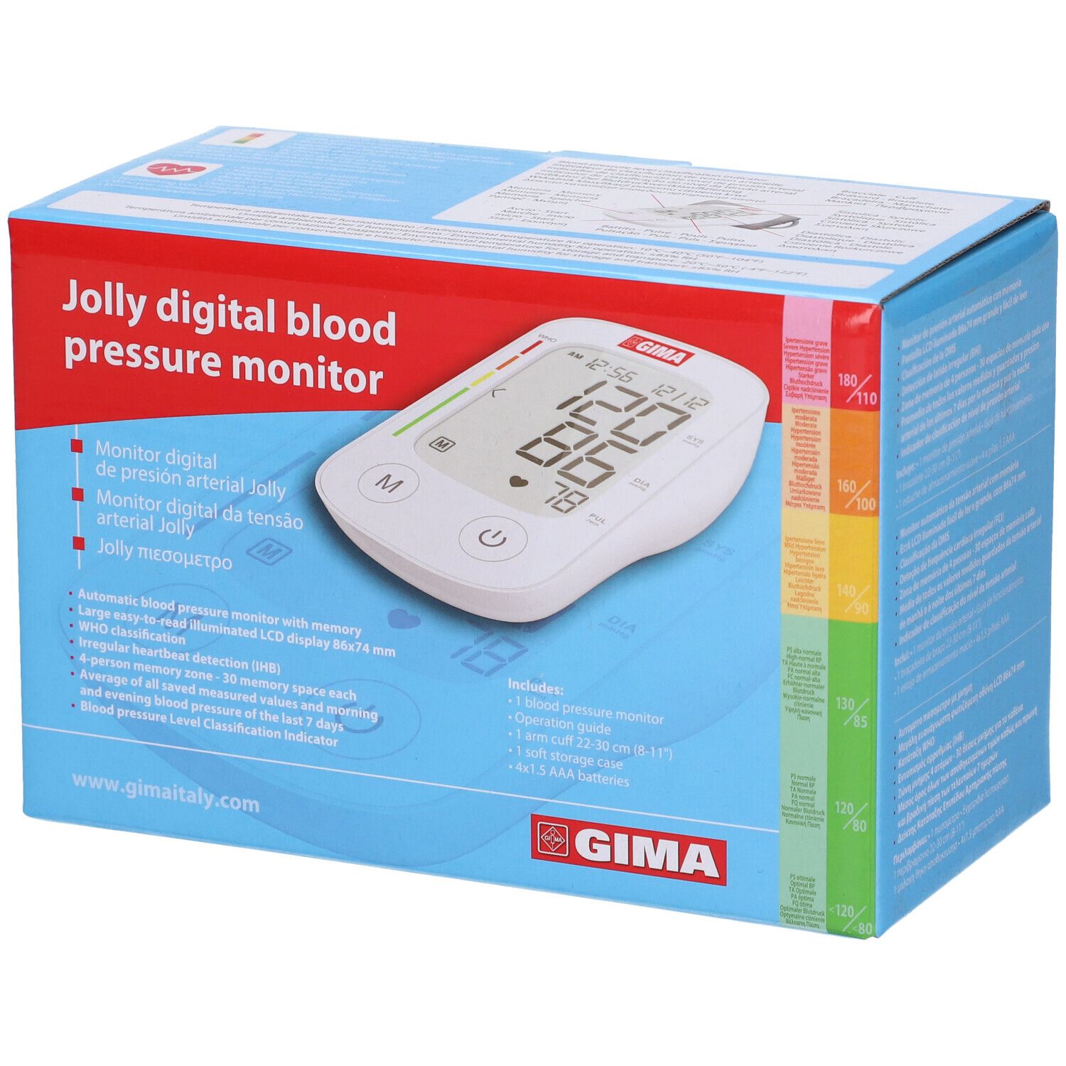 GIMA Misuratore Di Pressione Digitale Jolly