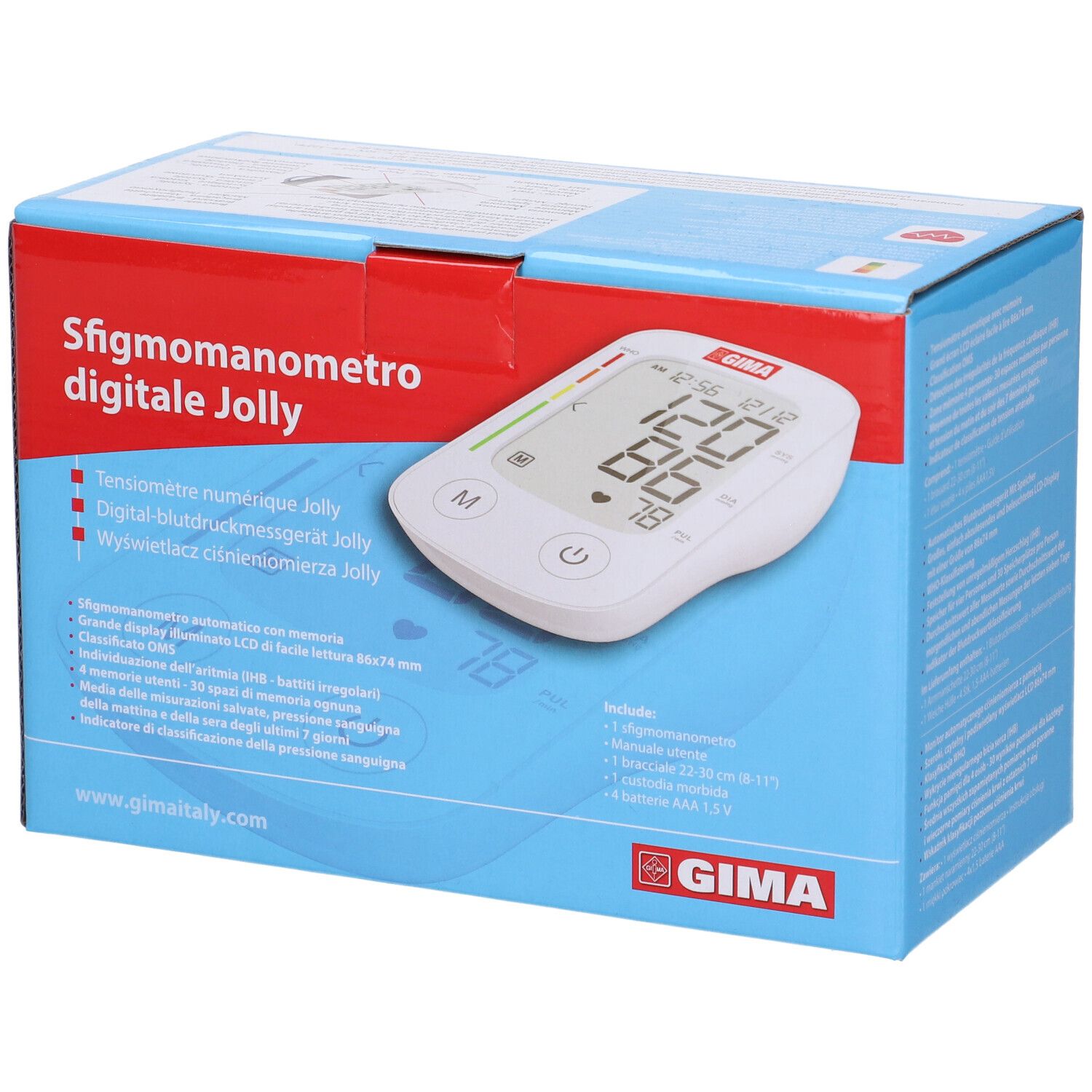 GIMA Misuratore Di Pressione Digitale Jolly