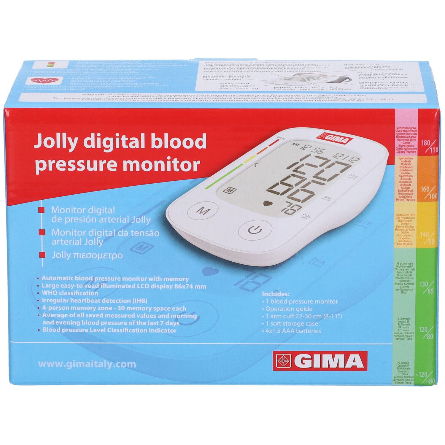 GIMA Misuratore Di Pressione Digitale Jolly