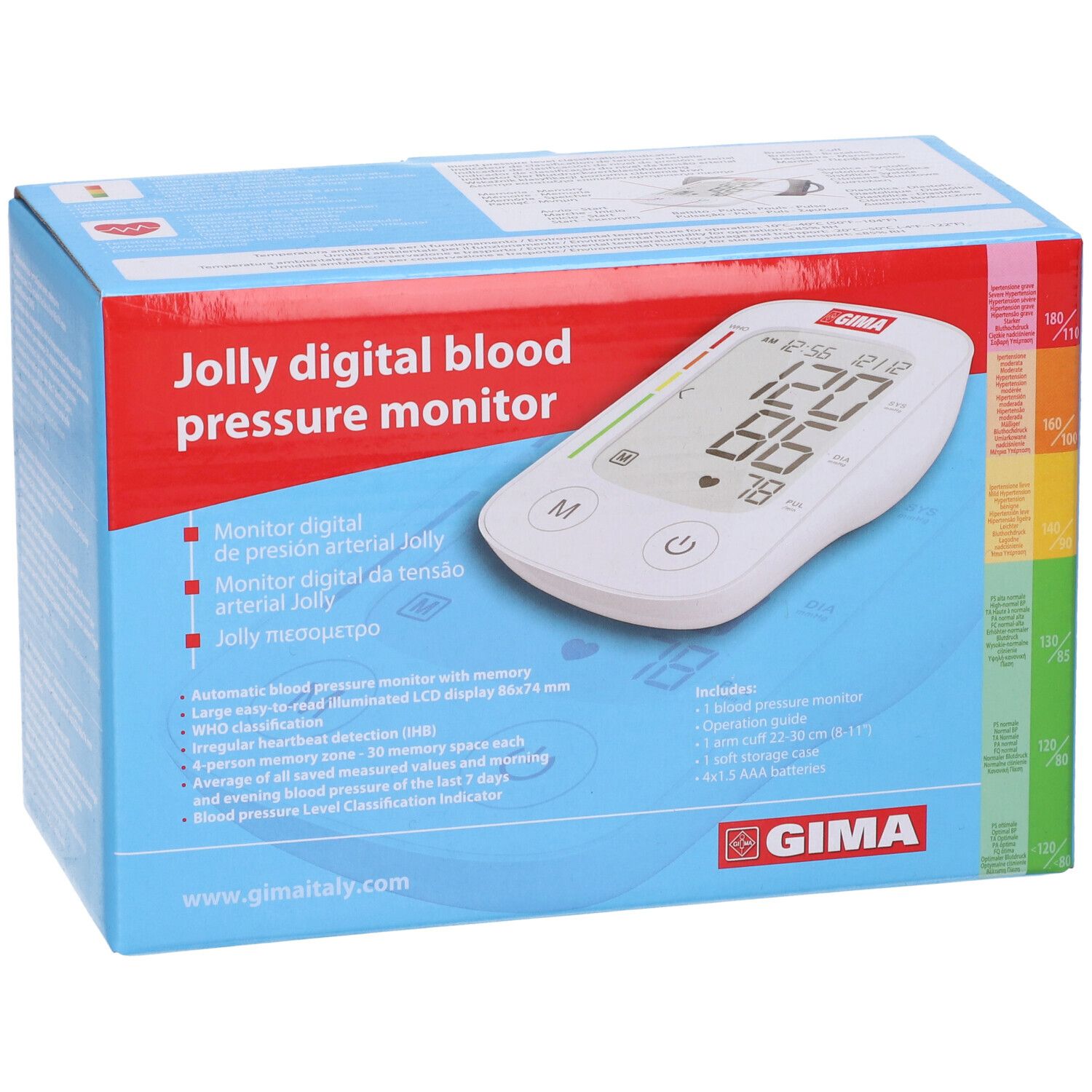 GIMA Misuratore Di Pressione Digitale Jolly