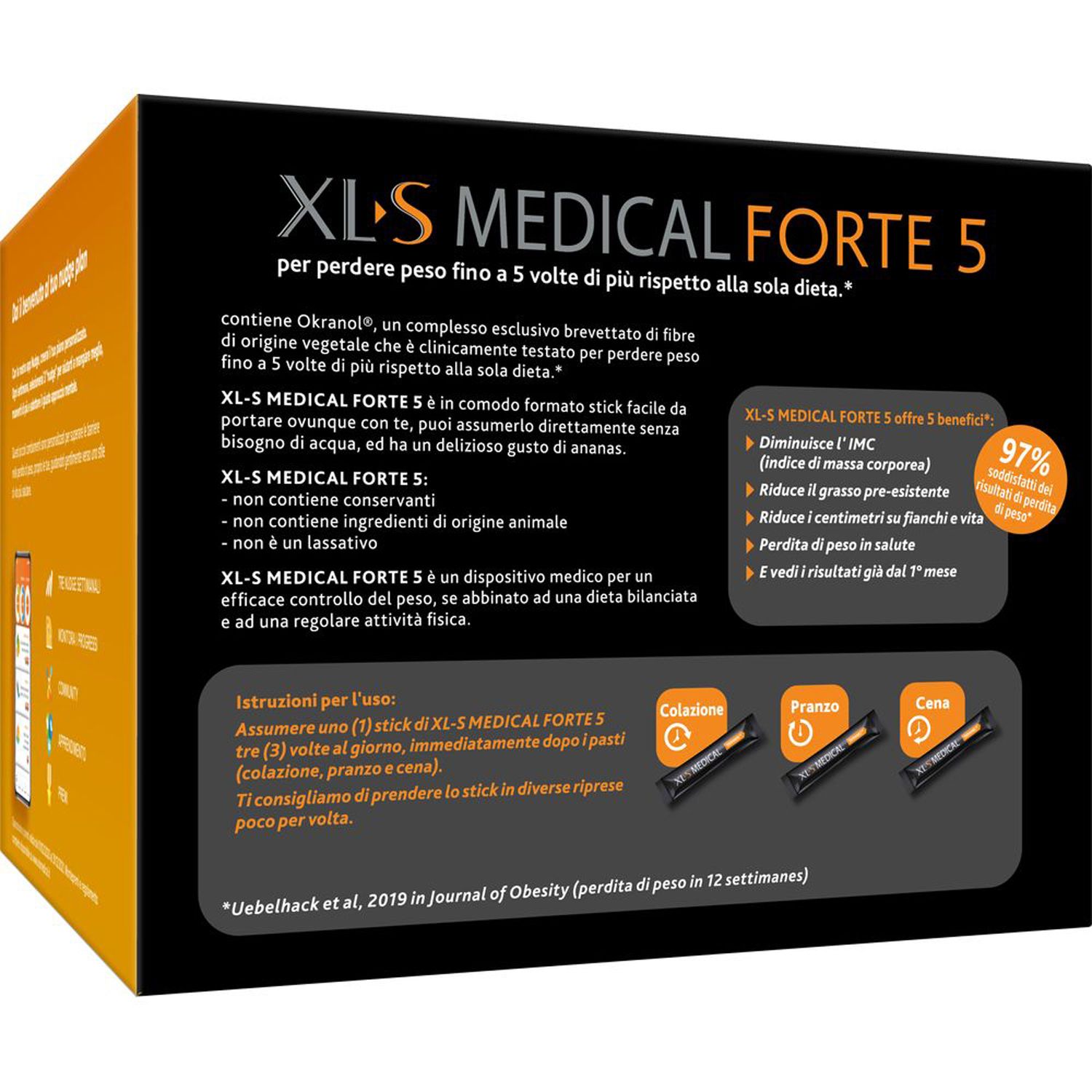 XL-S MEDICAL FORTE 5 Stick Orosolubili