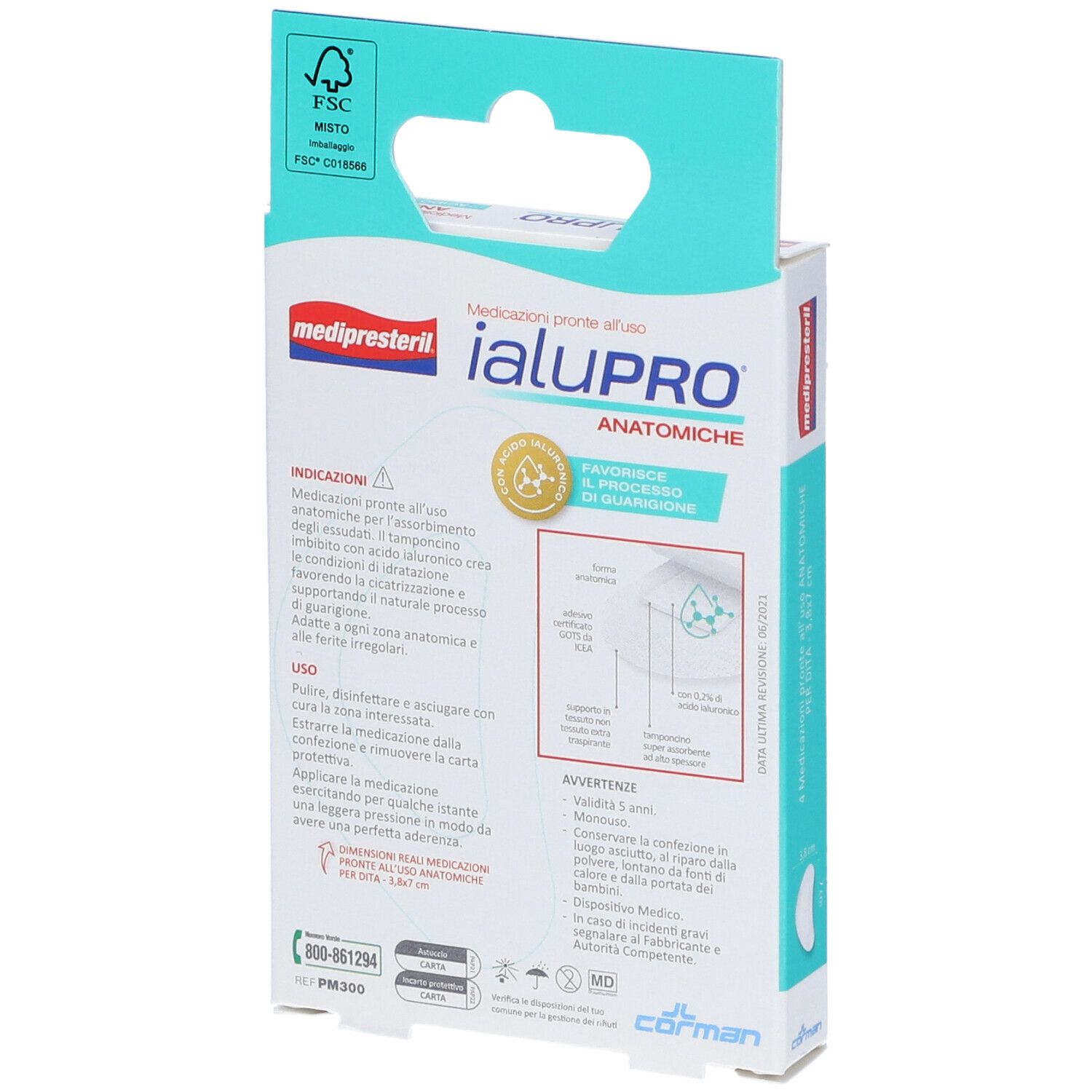 Medipresteril Ialupro Dita 3,8X7 Cm