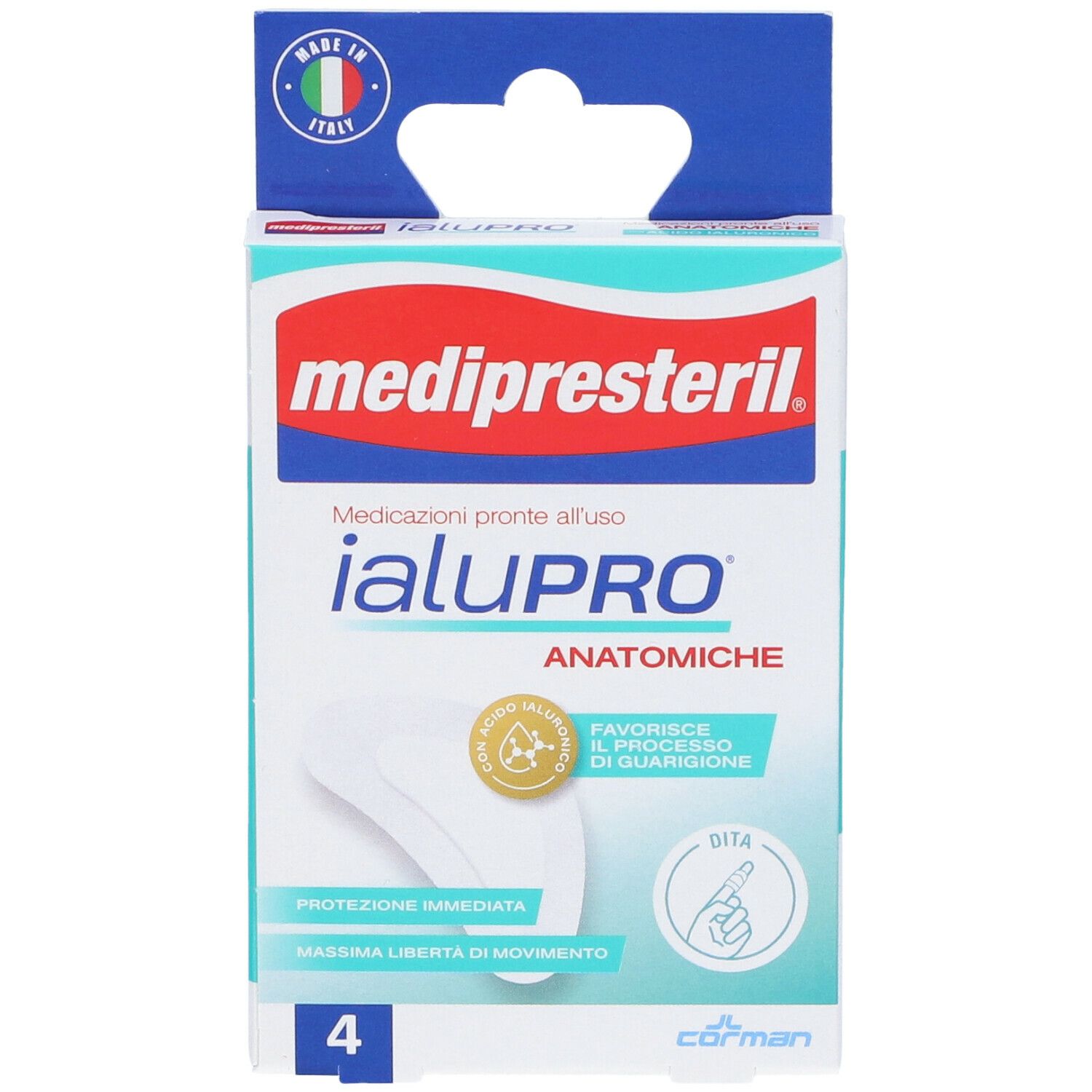 Medipresteril Ialupro Dita 3,8X7 Cm