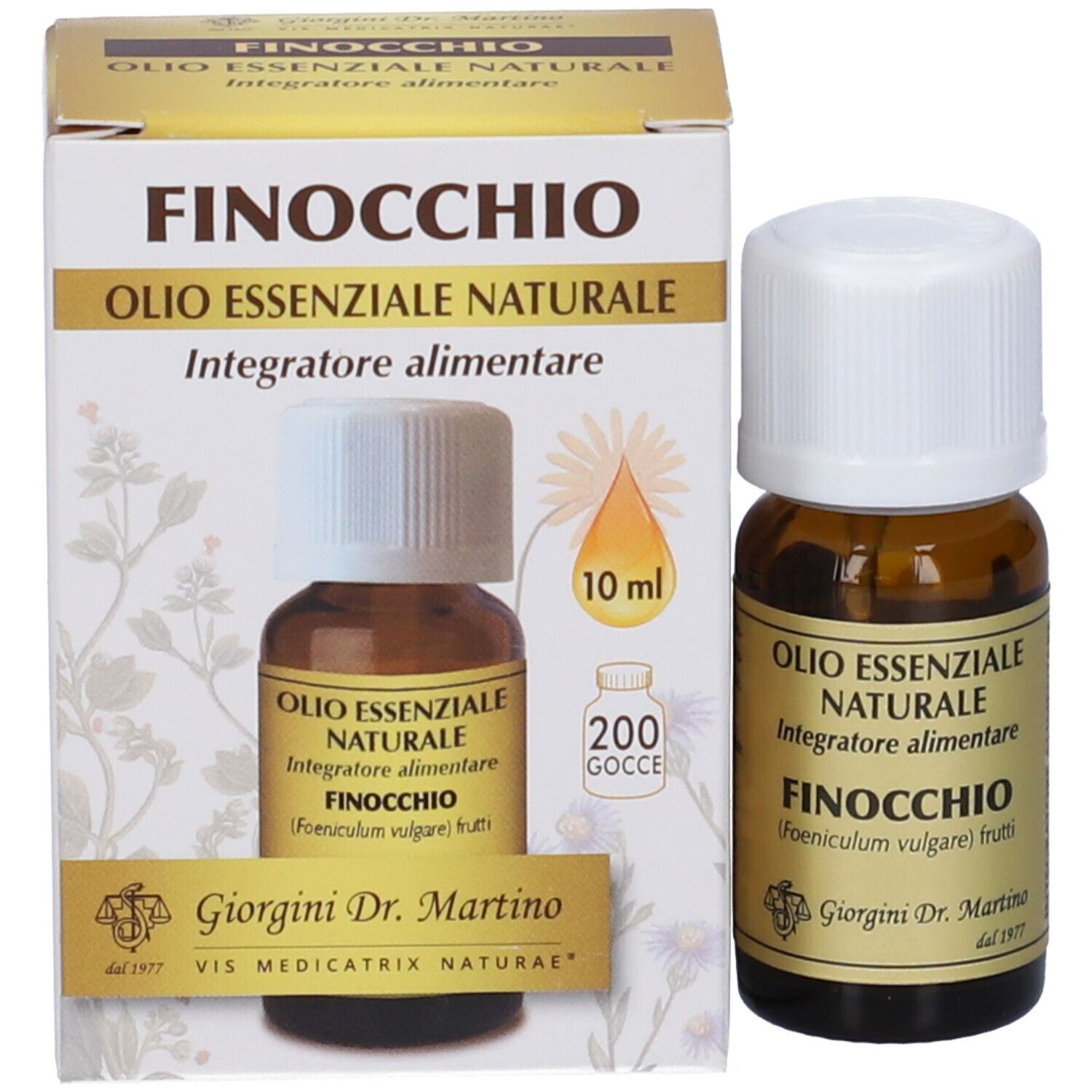 Finocchio Olio Essenziale Naturale 10 Ml