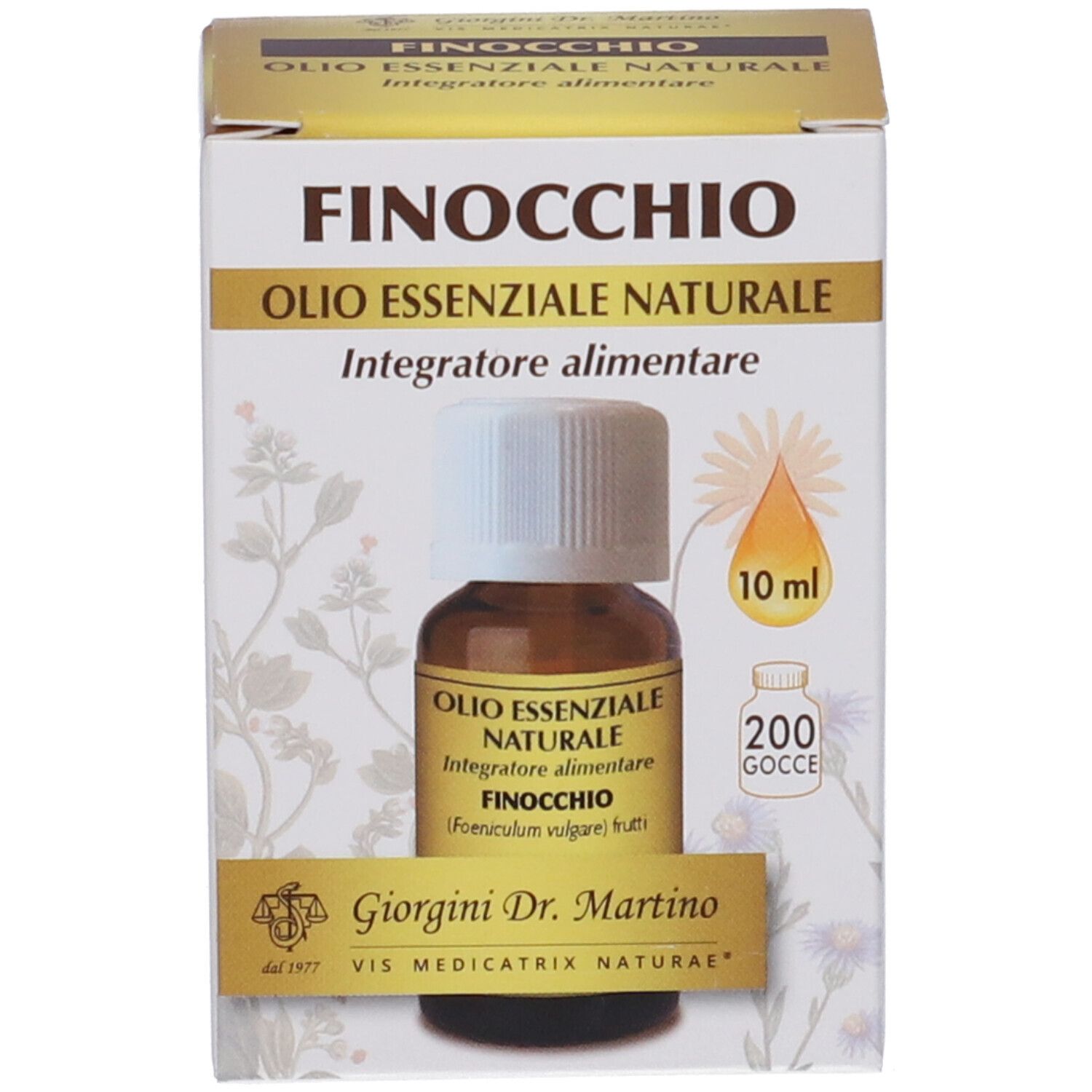 Finocchio Olio Essenziale Naturale 10 Ml