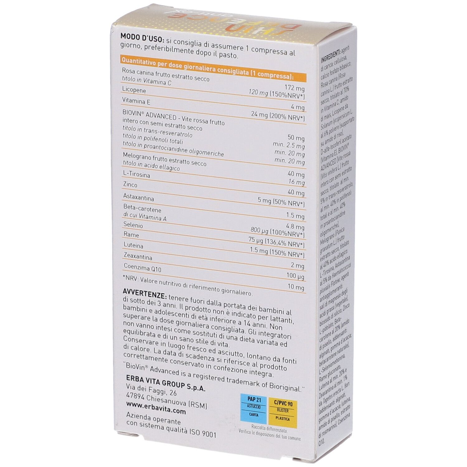 SKIN DEFENCE ANTI OX 30CPR