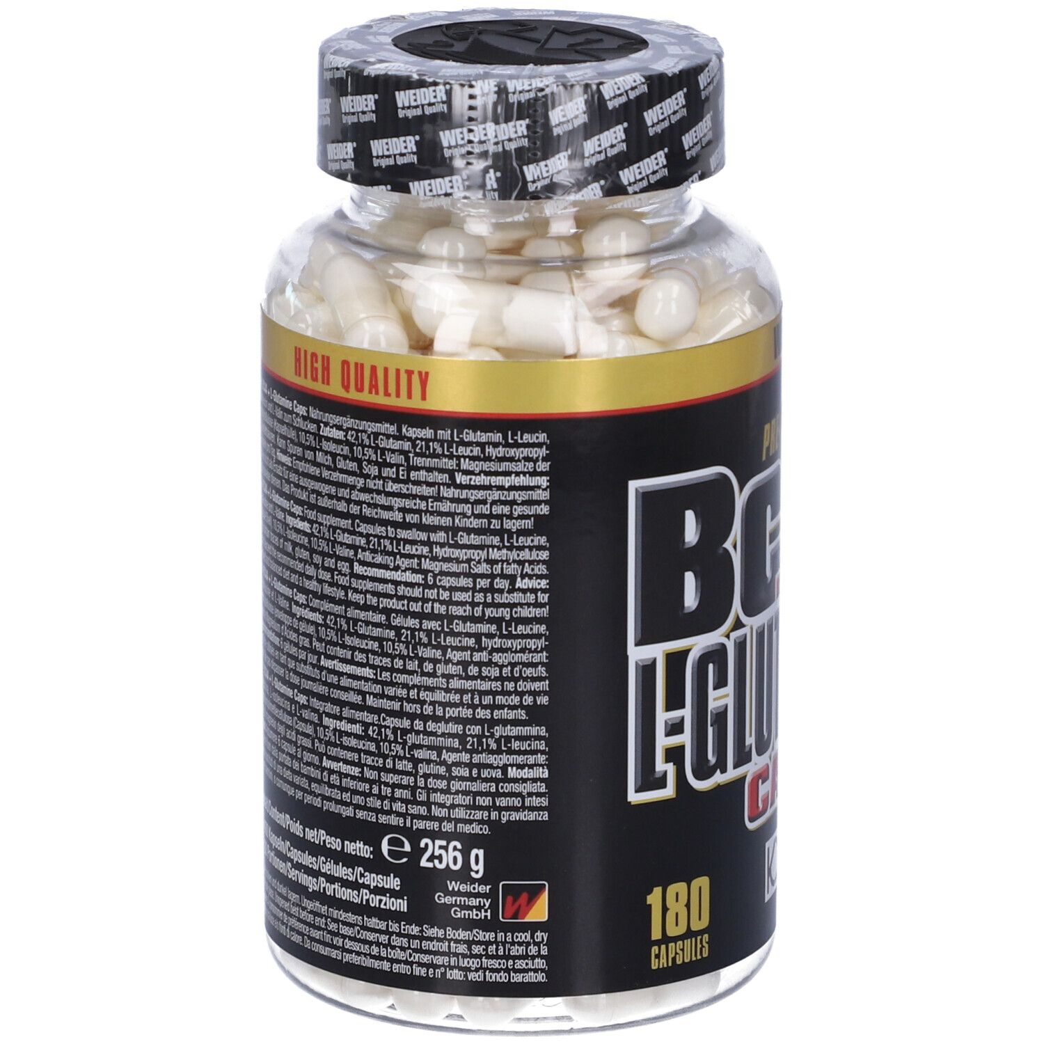 Weider Bcaa+L Glutamine 180 Capsule