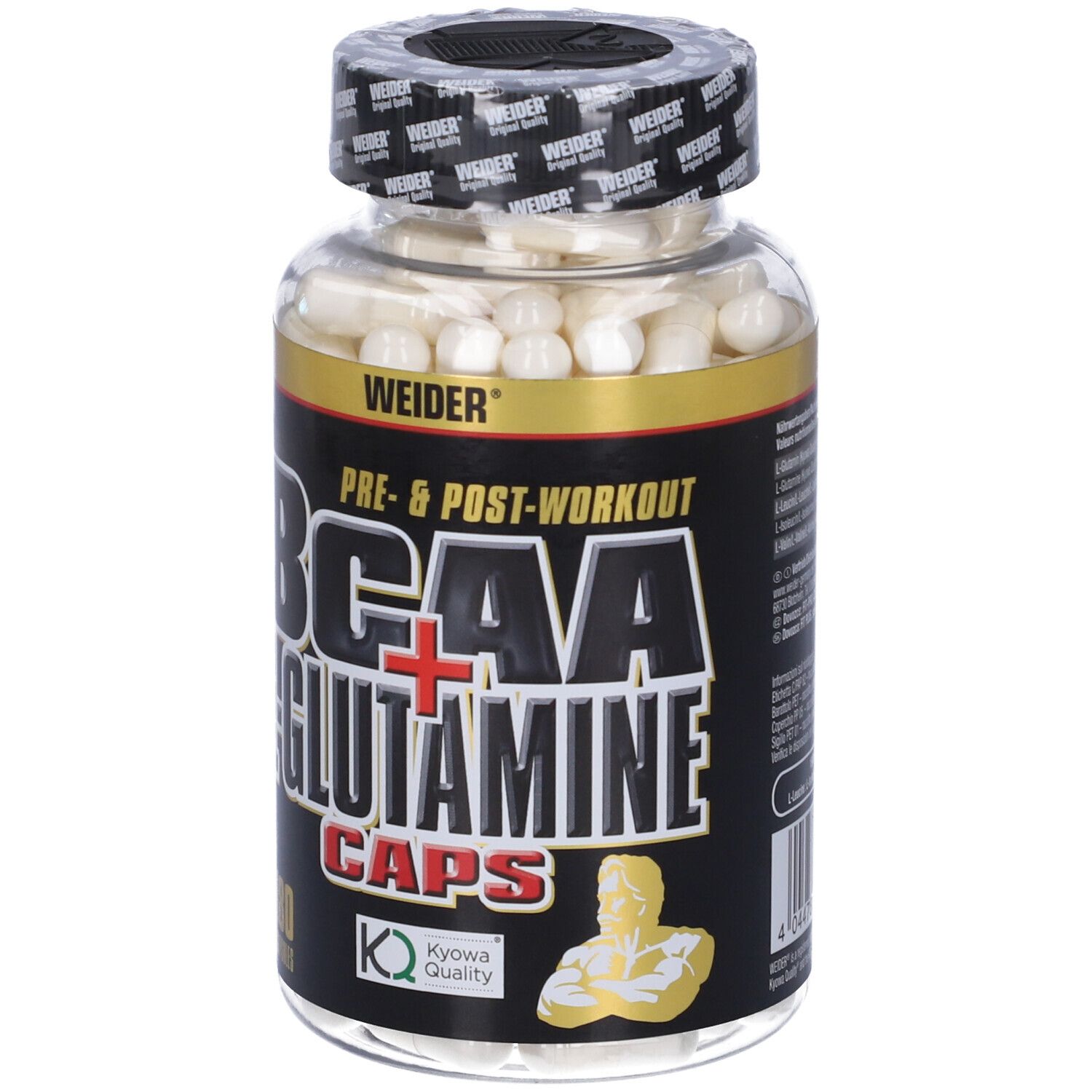 Weider Bcaa+L Glutamine 180 Capsule