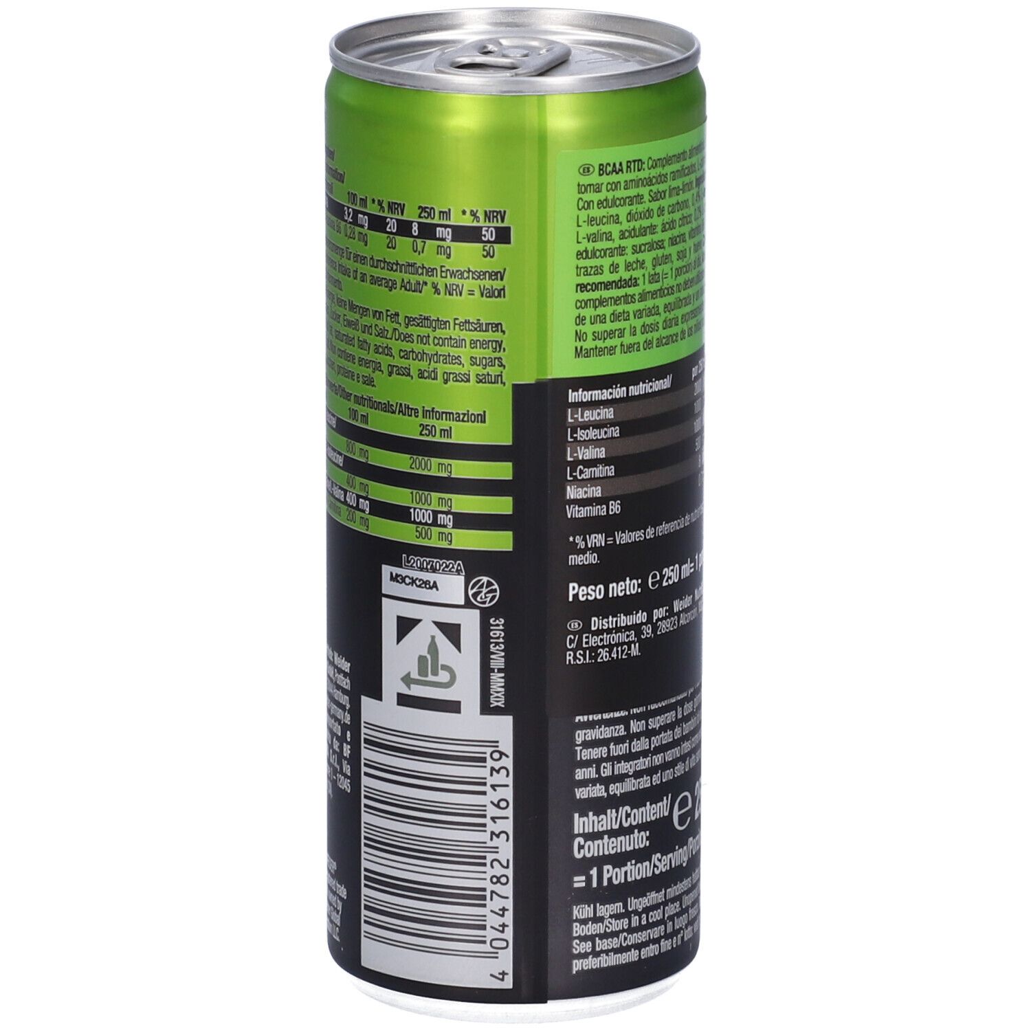 Weider BCAA RTD Lemon-Lime