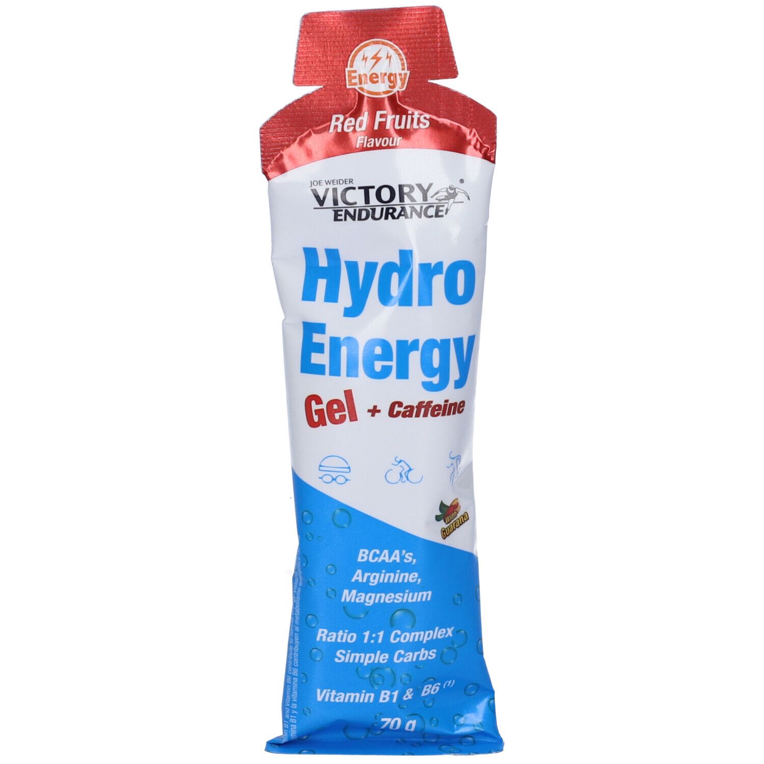 Victory Endurance Hydro Gel + Caffeina Frutti Rossi