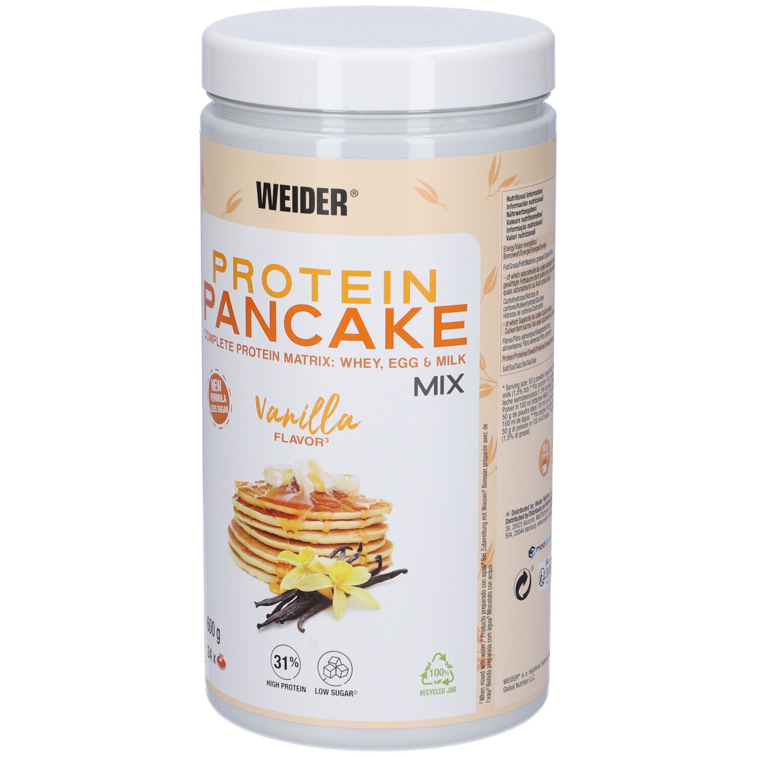 Weider Pancake Mix Vaniglia