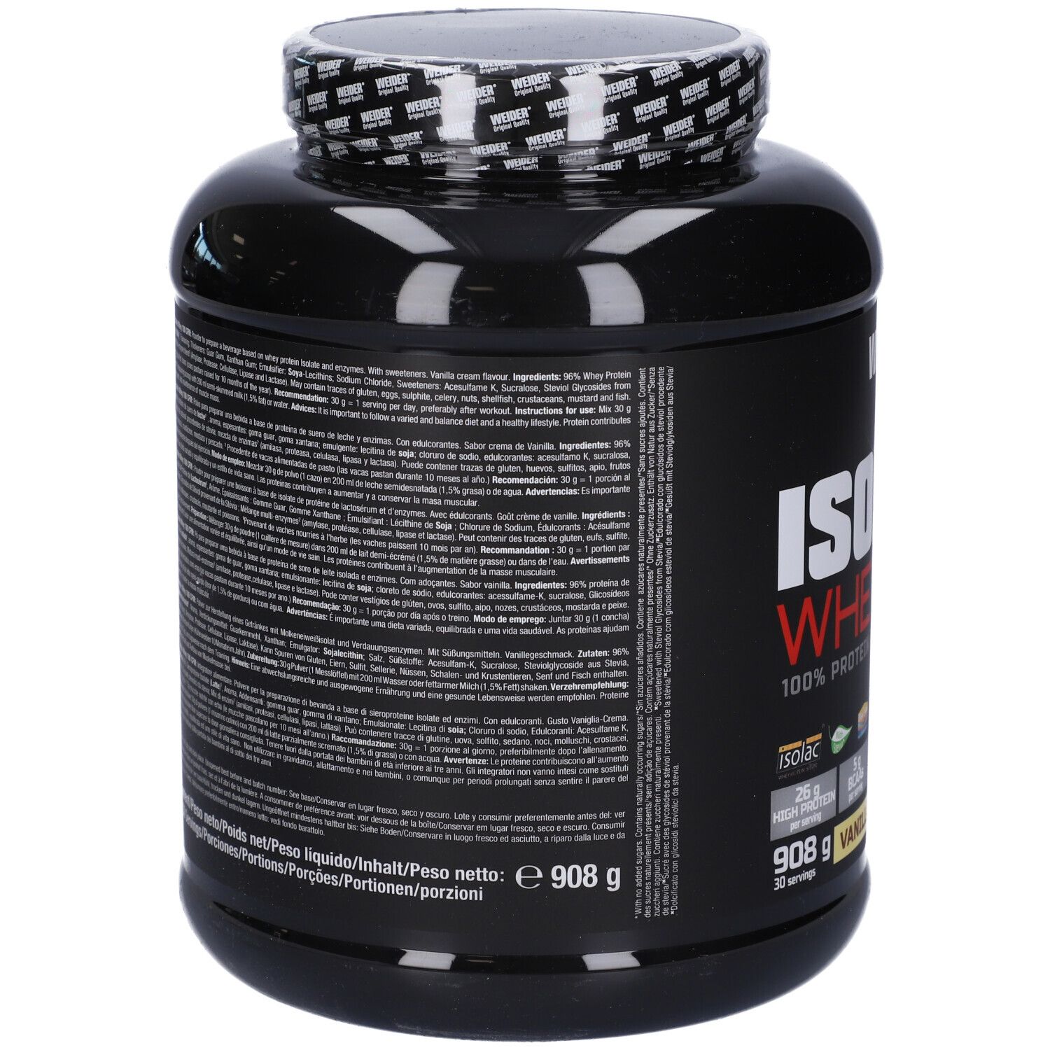 Weider Isolate Whey 100 CFM Polvere Vanilla Cream