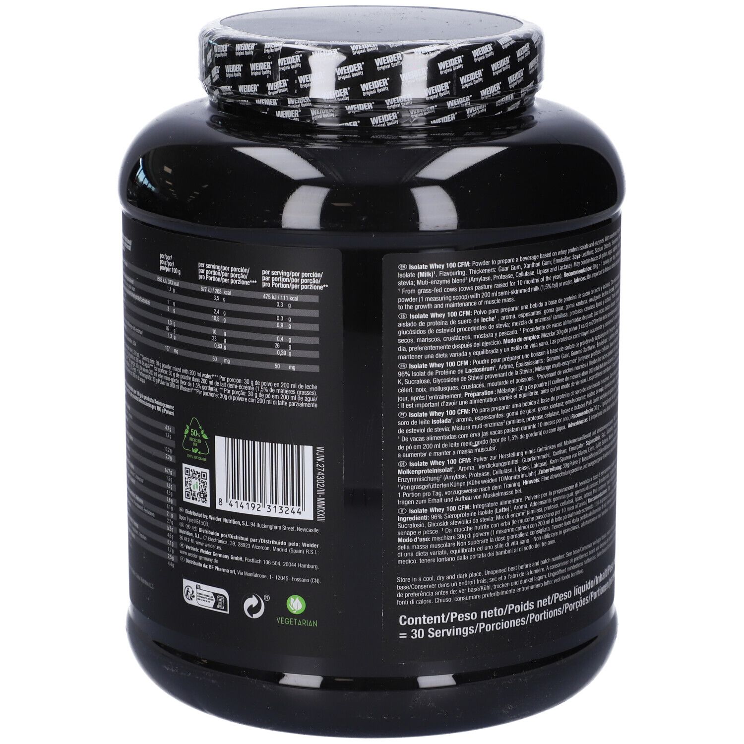 Weider Isolate Whey 100 CFM Polvere Vanilla Cream